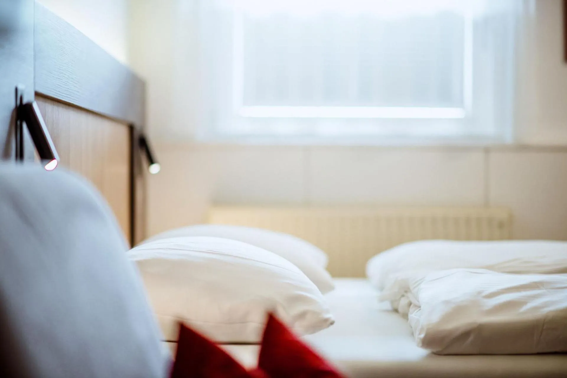 Decorative detail, Bed in Harmls Aparthotel