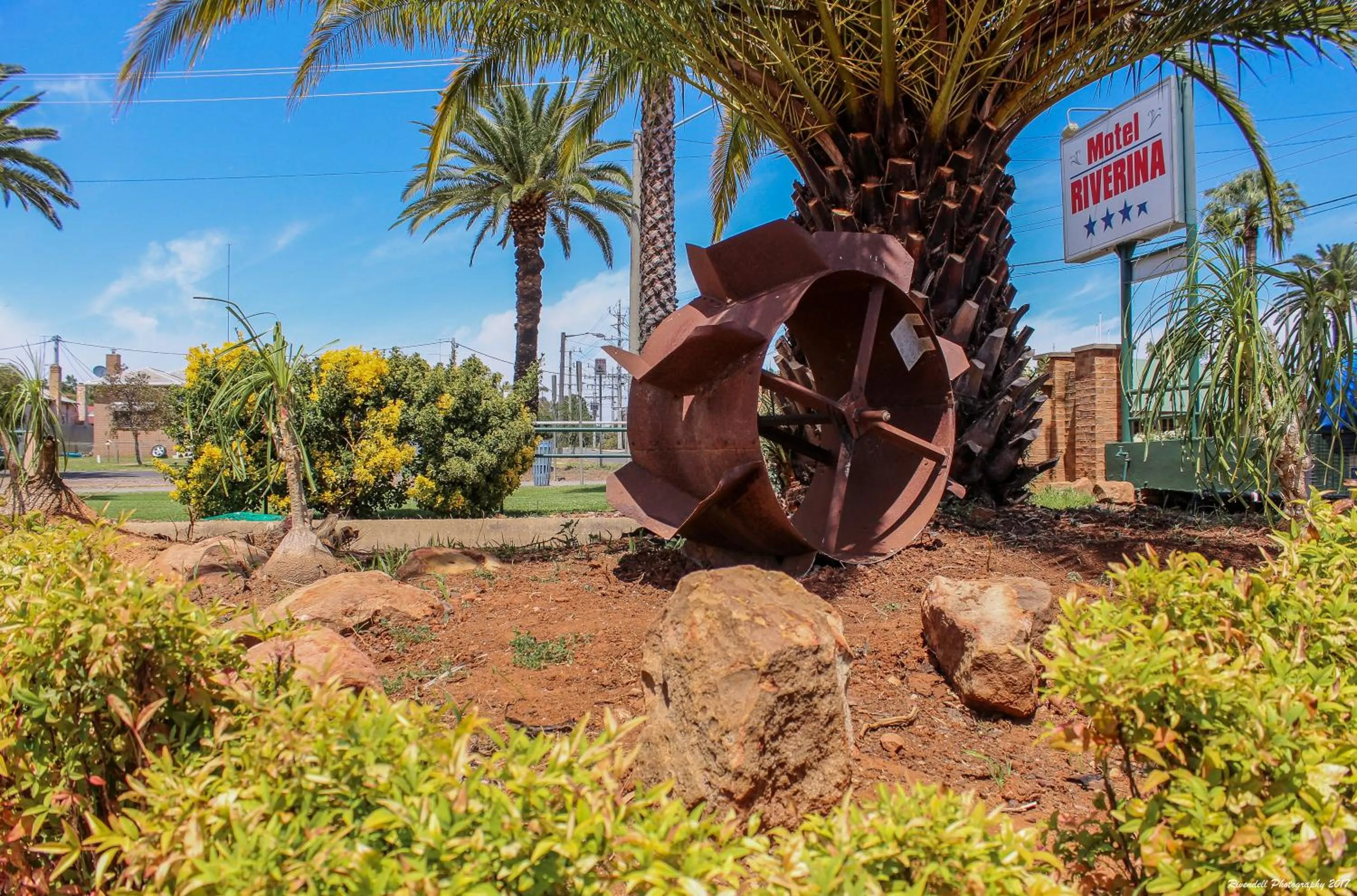 Garden in Motel Riverina