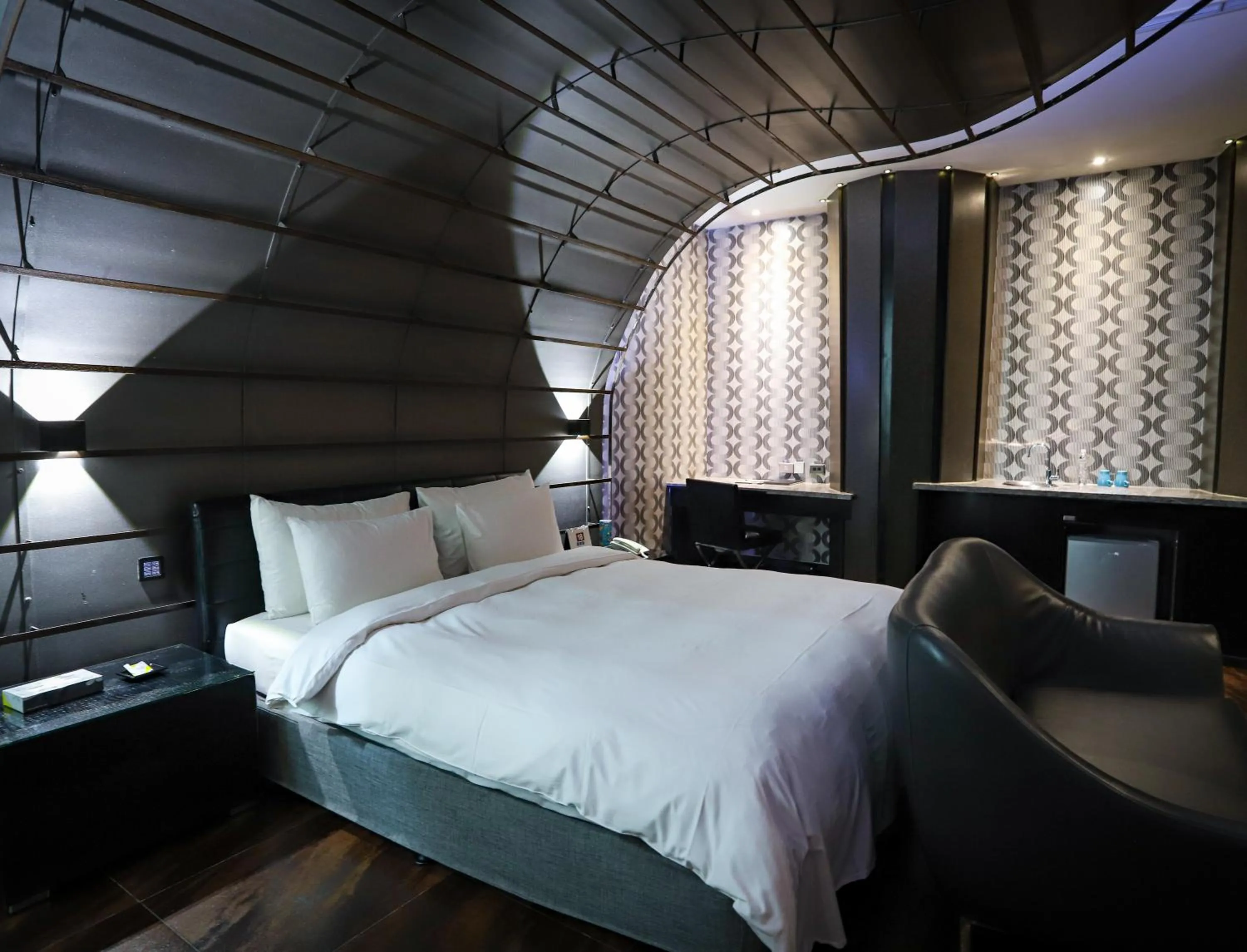 Bed in All-Ur Boutique Motel-Yi-Lan Branch