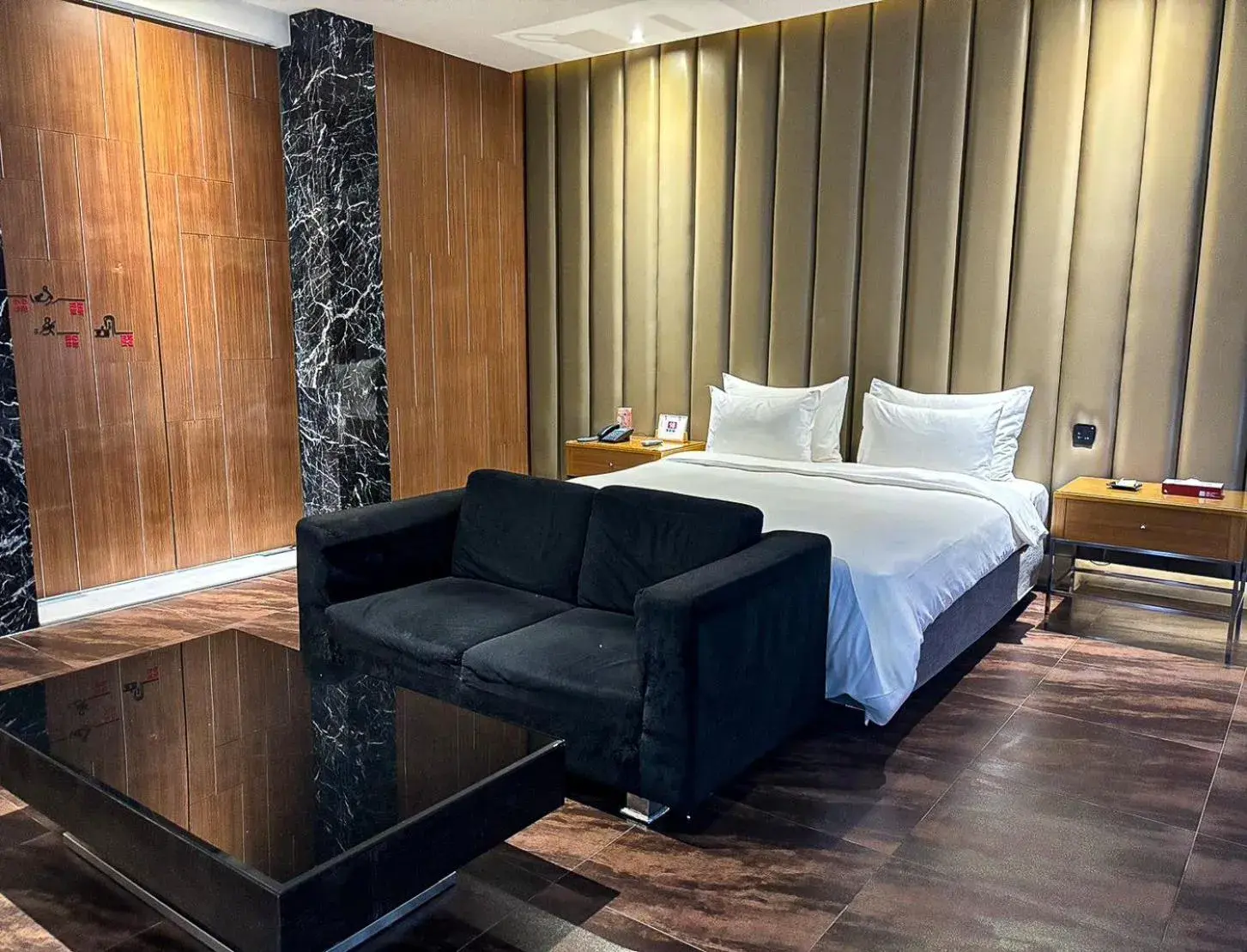 Bed in All-Ur Boutique Motel-Yi-Lan Branch Bed in All-Ur Boutique Motel-Yi-Lan Branch