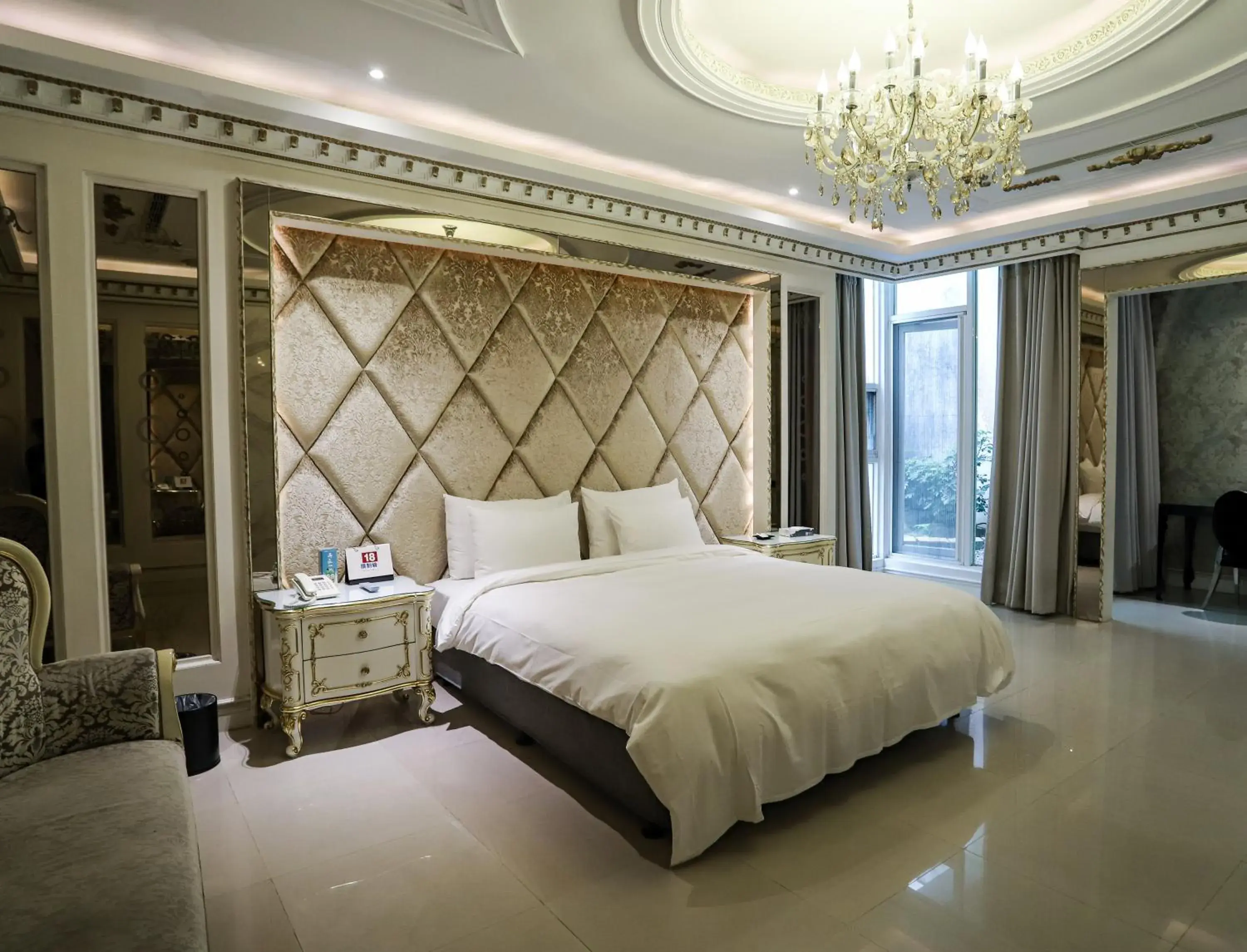 Bed in All-Ur Boutique Motel-Yi-Lan Branch Bed in All-Ur Boutique Motel-Yi-Lan Branch