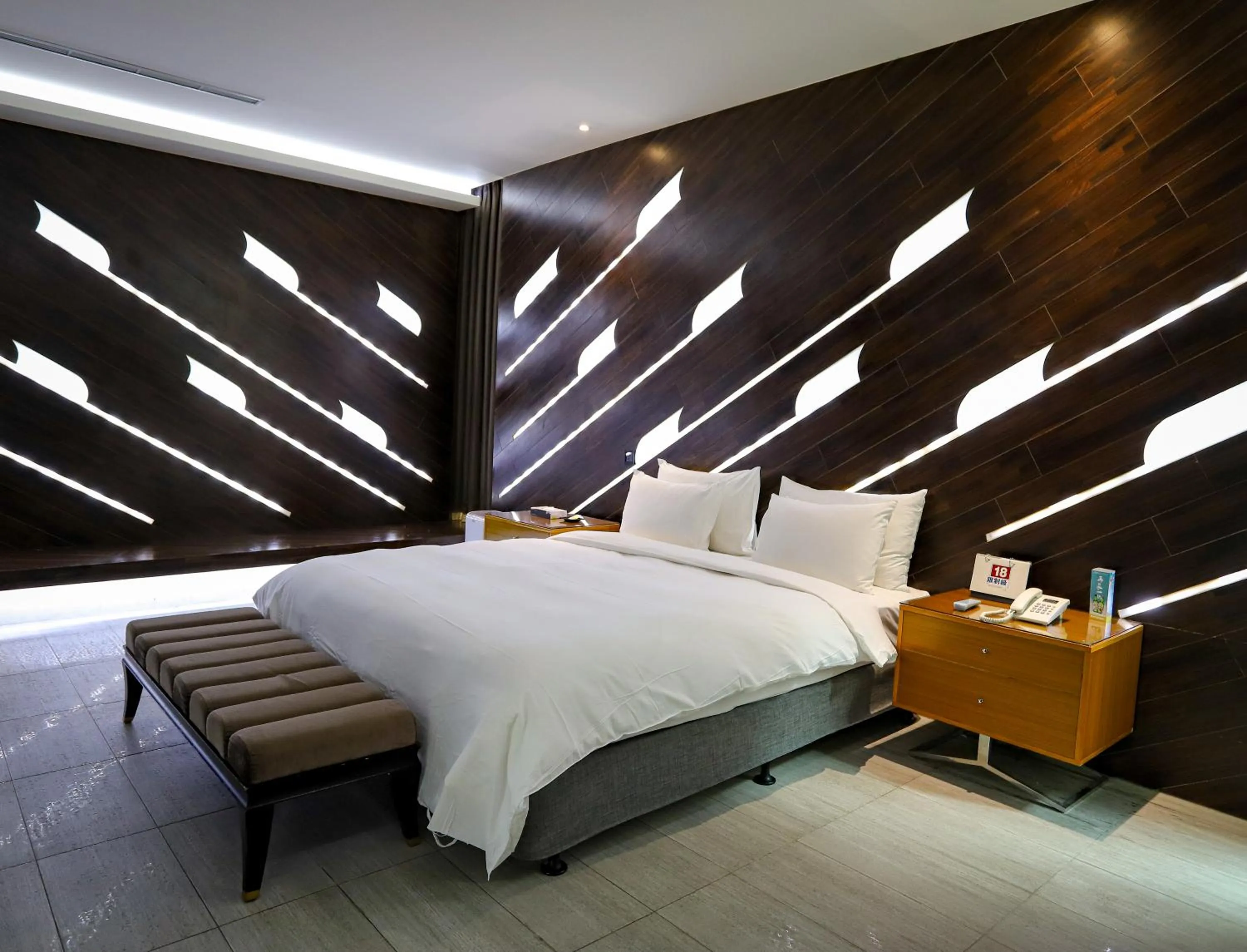 Bed in All-Ur Boutique Motel-Yi-Lan Branch