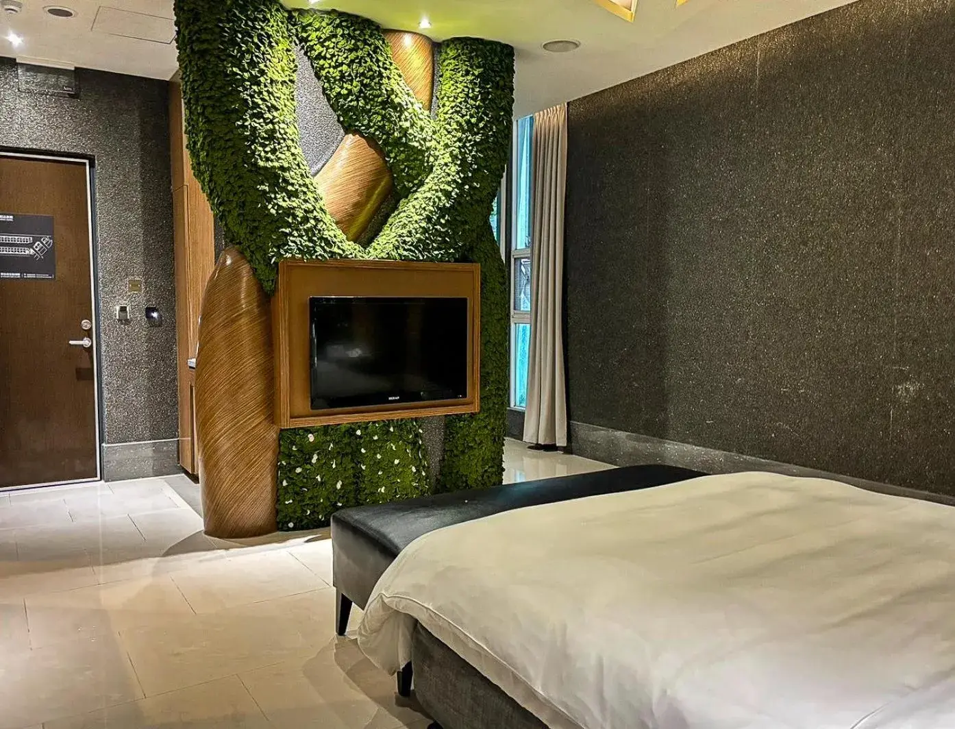 Bed in All-Ur Boutique Motel-Yi-Lan Branch Bed in All-Ur Boutique Motel-Yi-Lan Branch