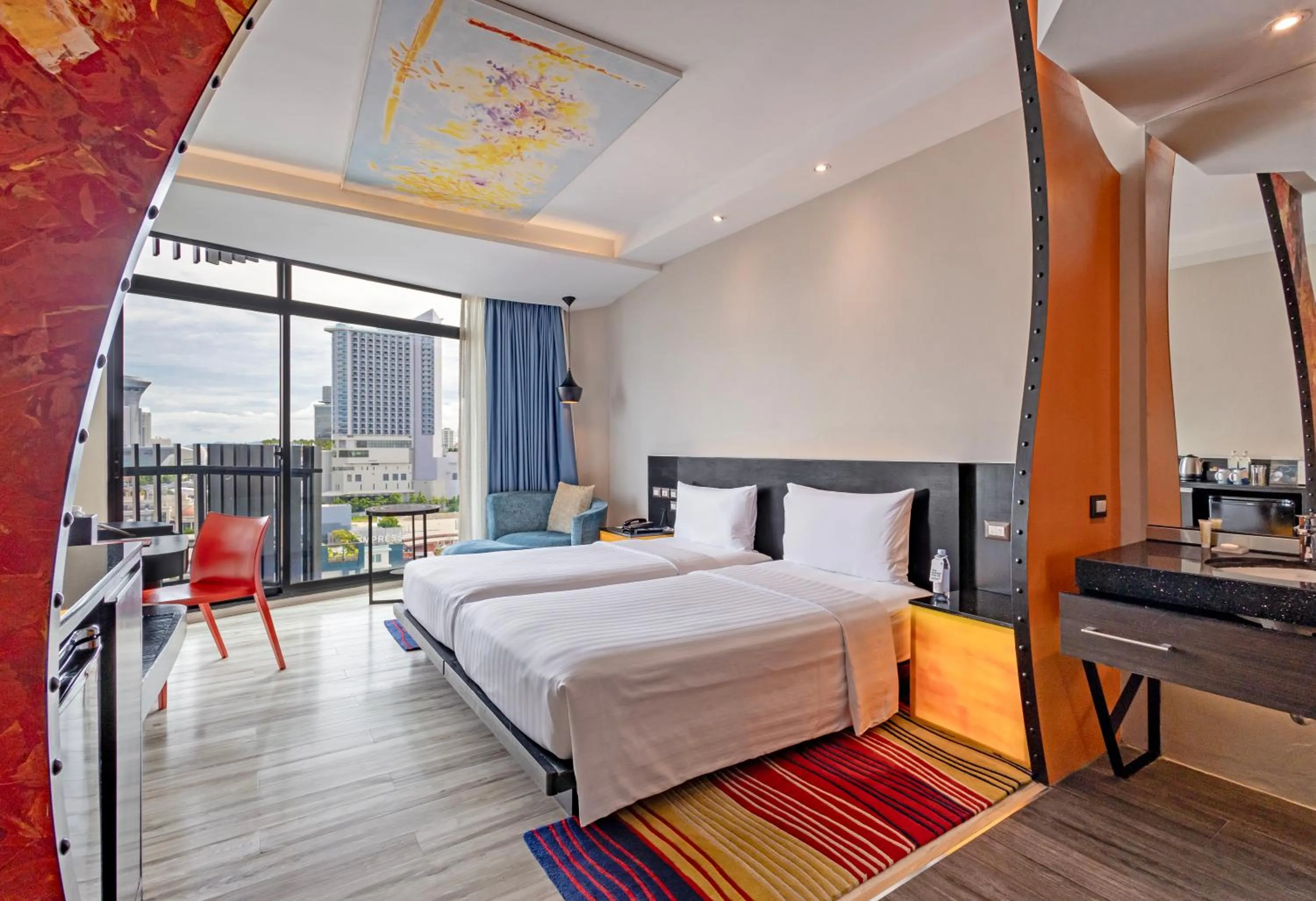 Bedroom, Bed in Siam At Siam Design Hotel Pattaya