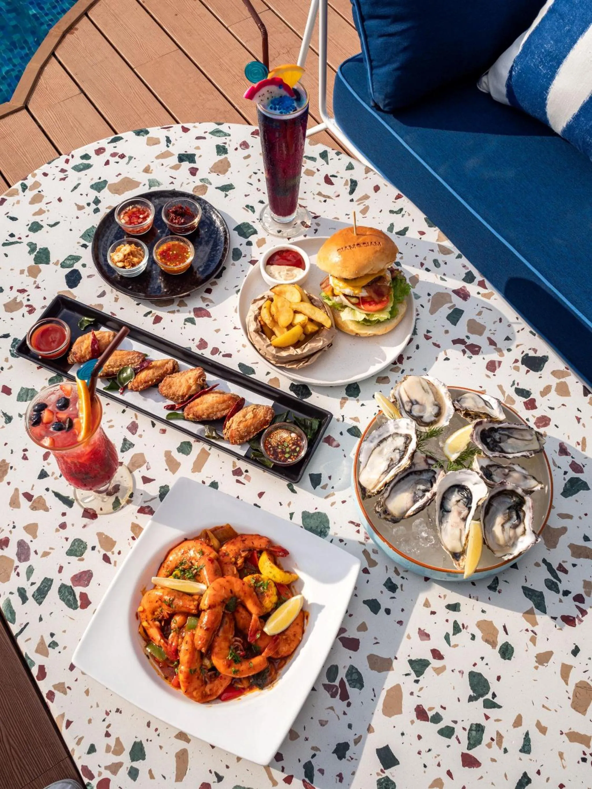 Food and drinks in Siam At Siam Design Hotel Pattaya