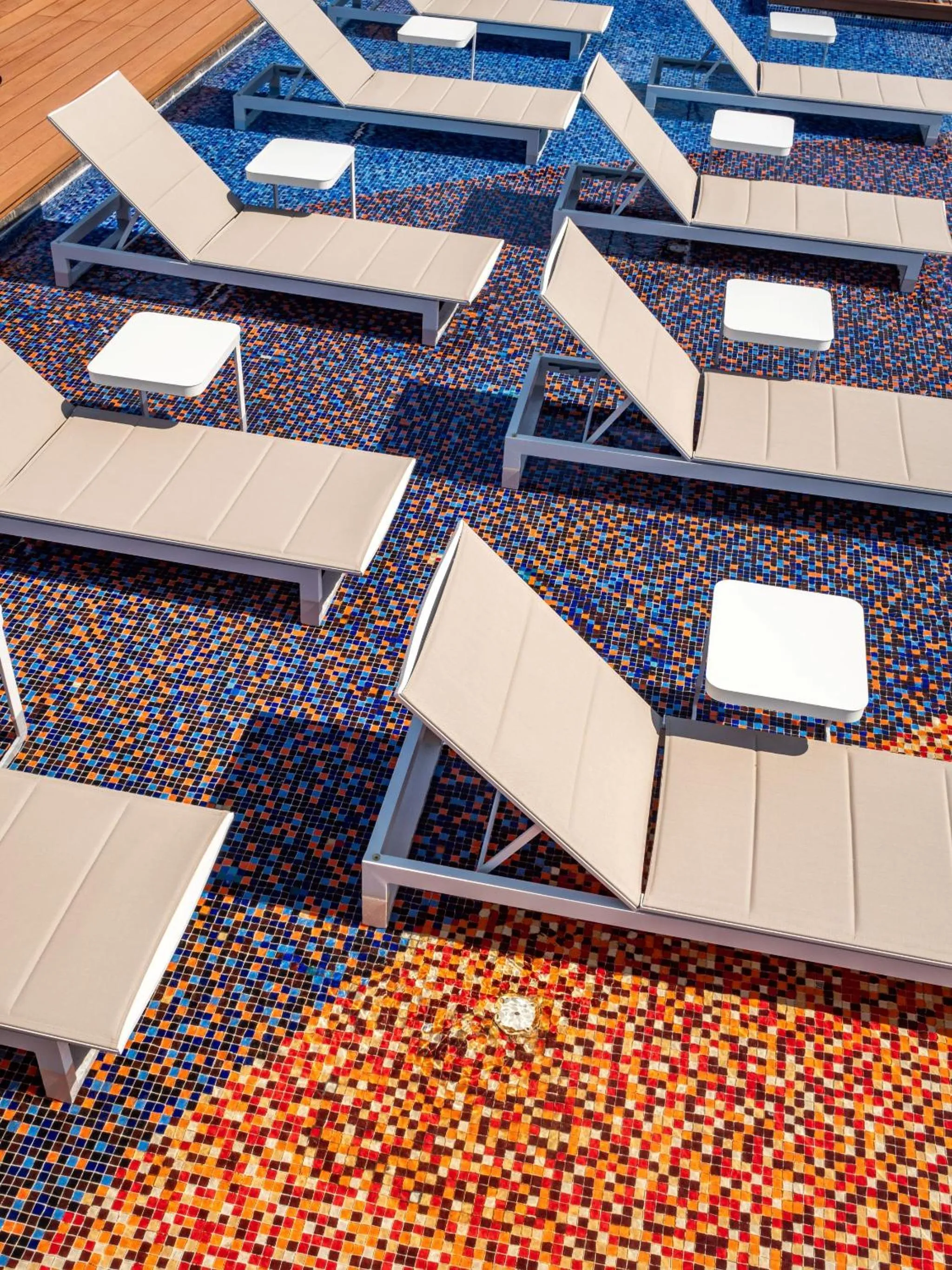 sunbed in Siam At Siam Design Hotel Pattaya