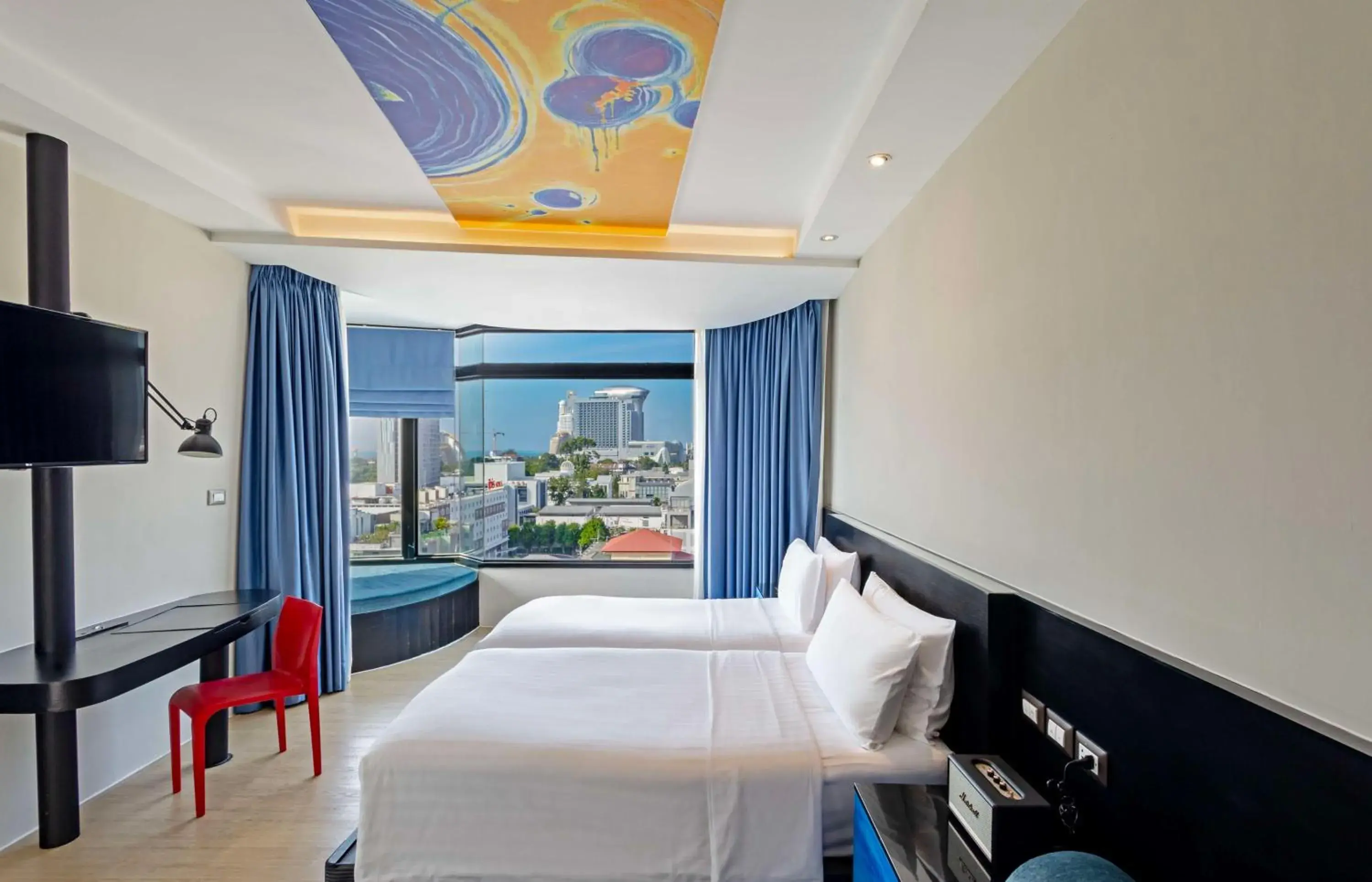 Bedroom, Bed in Siam@Siam Design Hotel Pattaya Bedroom, Bed in Siam@Siam Design Hotel Pattaya