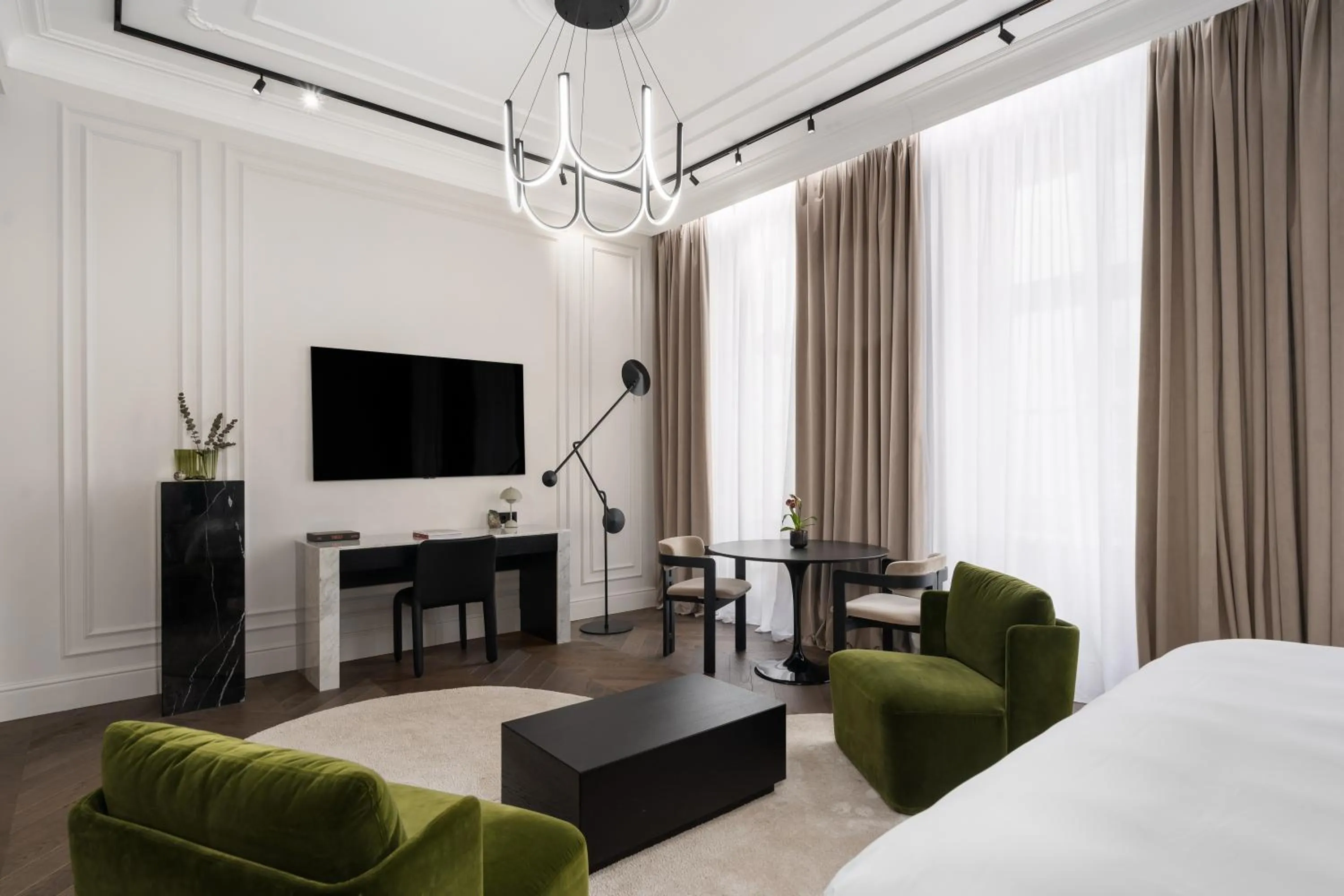 Bed in The Amauris Vienna - Relais & Châteaux