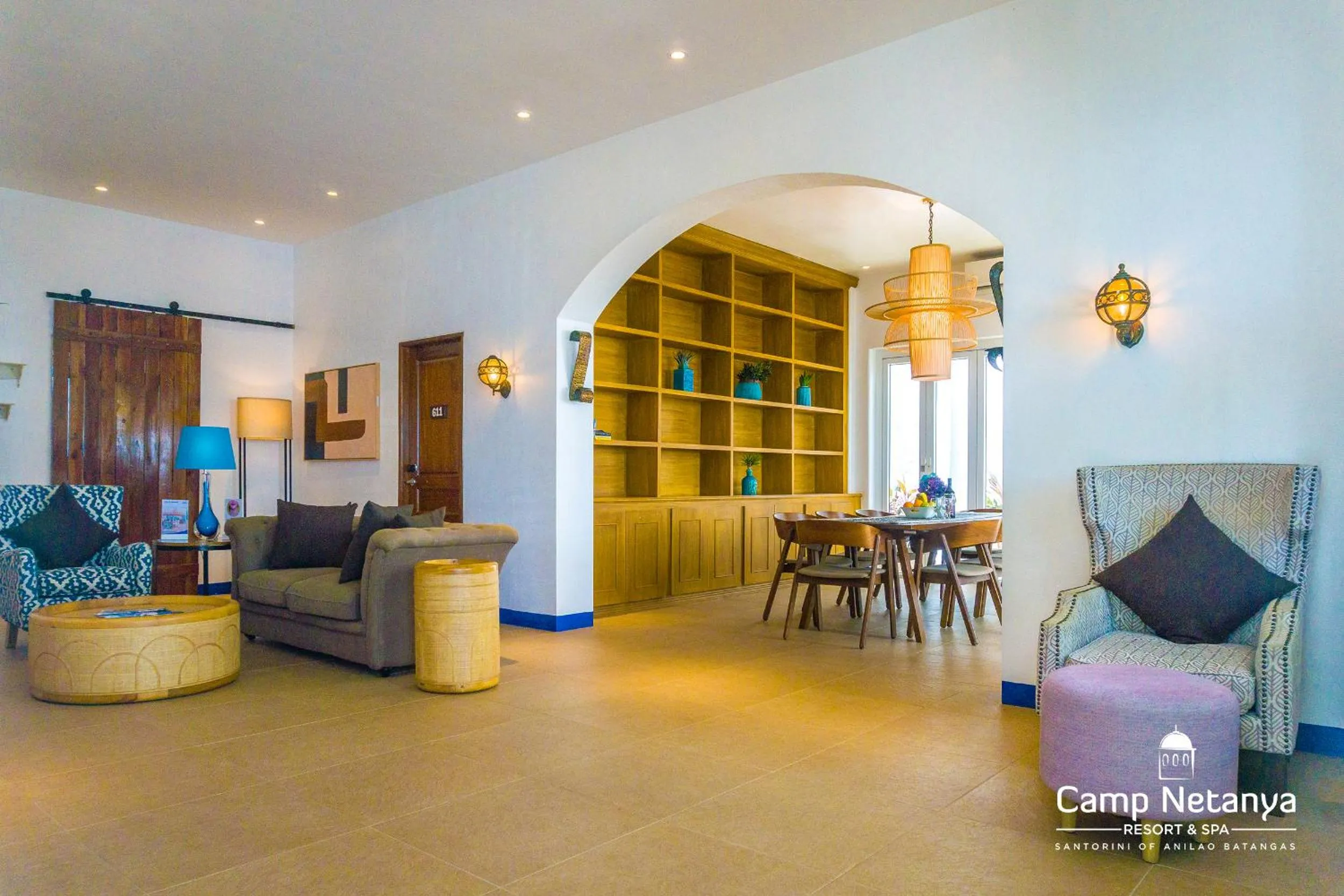 Living room in Camp Netanya Resort and Spa