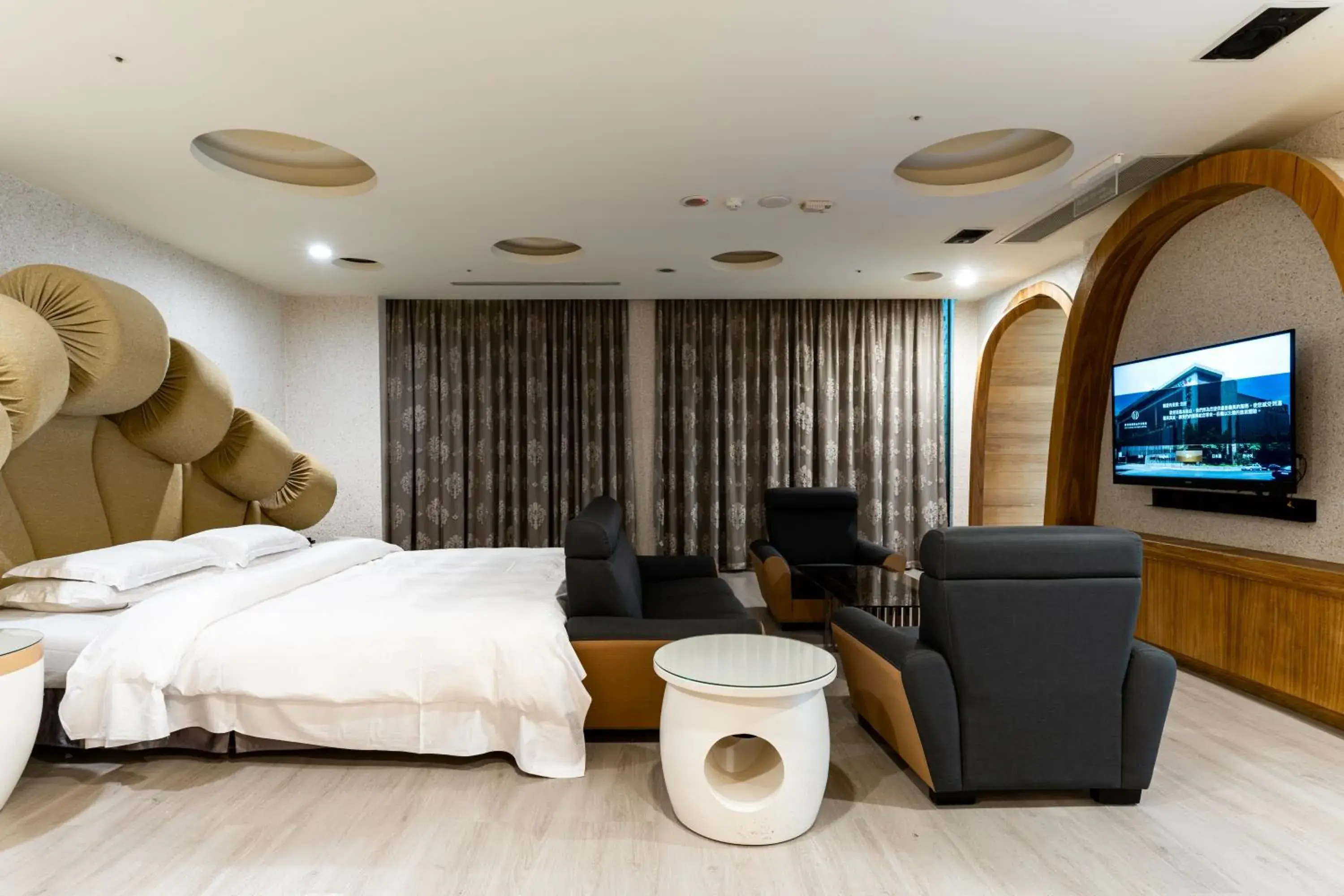 Bed in OHYA Chain Boutique Motel-Linkou Bed in OHYA Chain Boutique Motel-Linkou