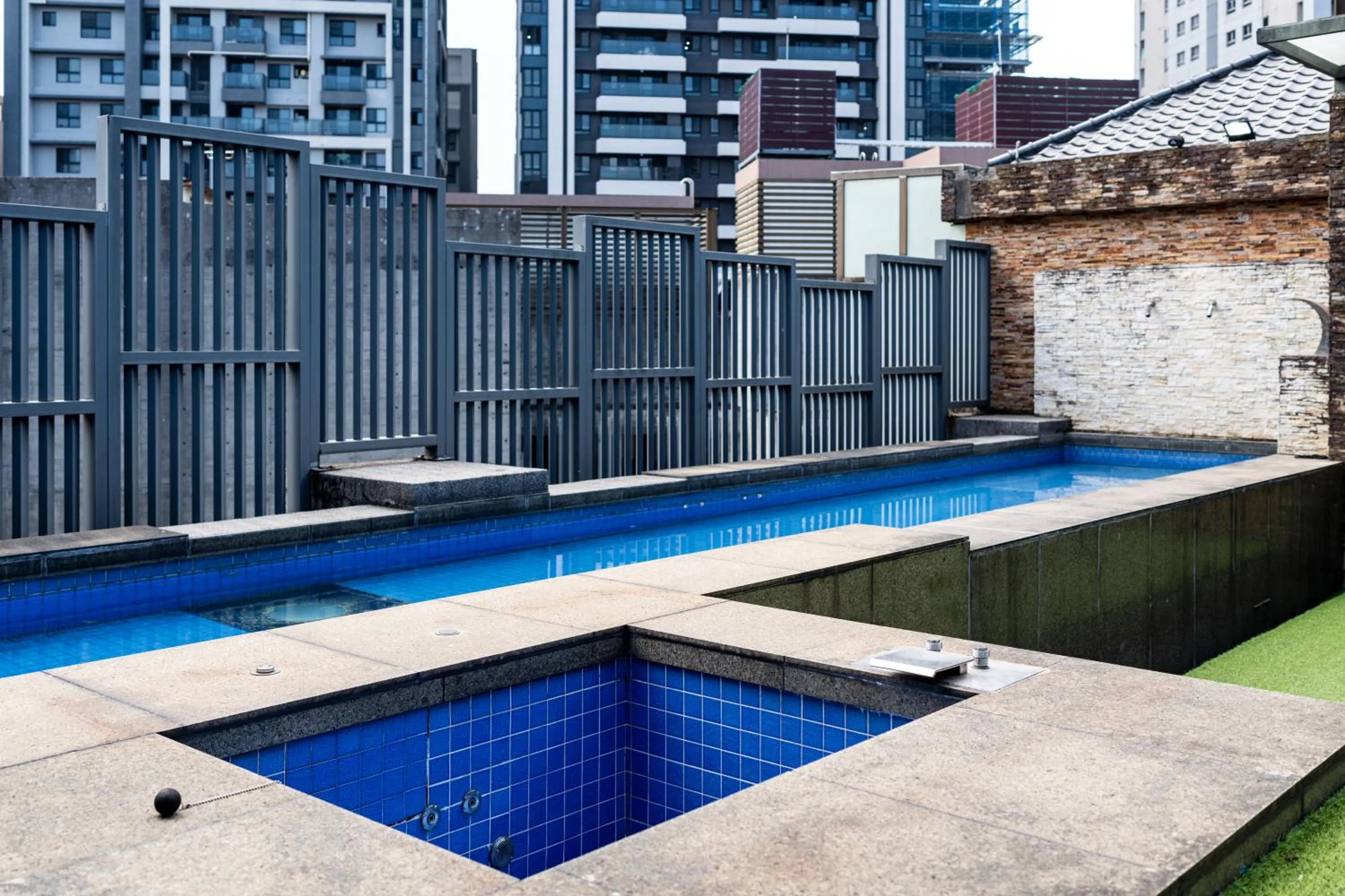 Pool view in OHYA Chain Boutique Motel-Linkou
