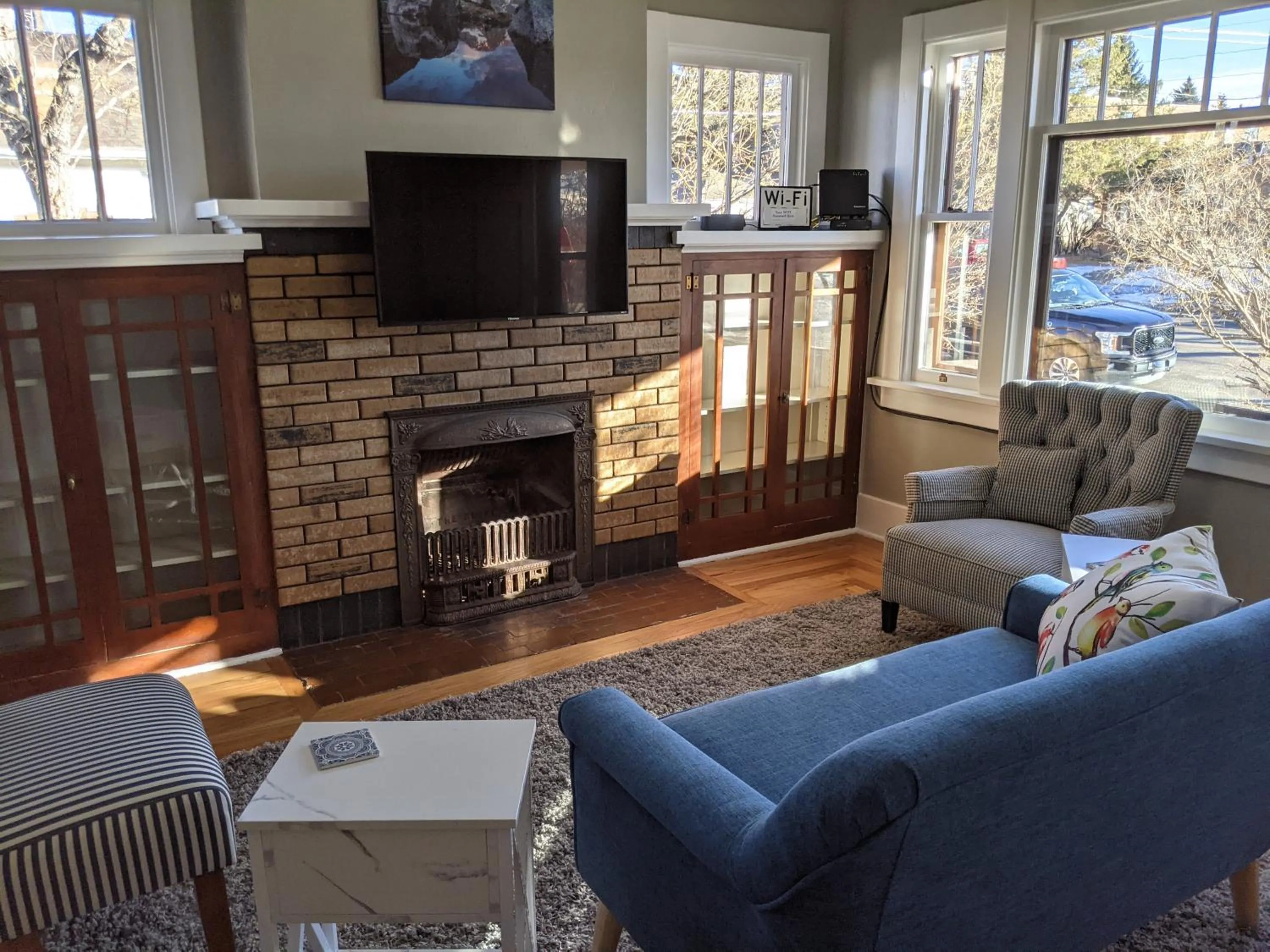 Living room in The Lewis House-Upper Level-A Peaceful Spot!