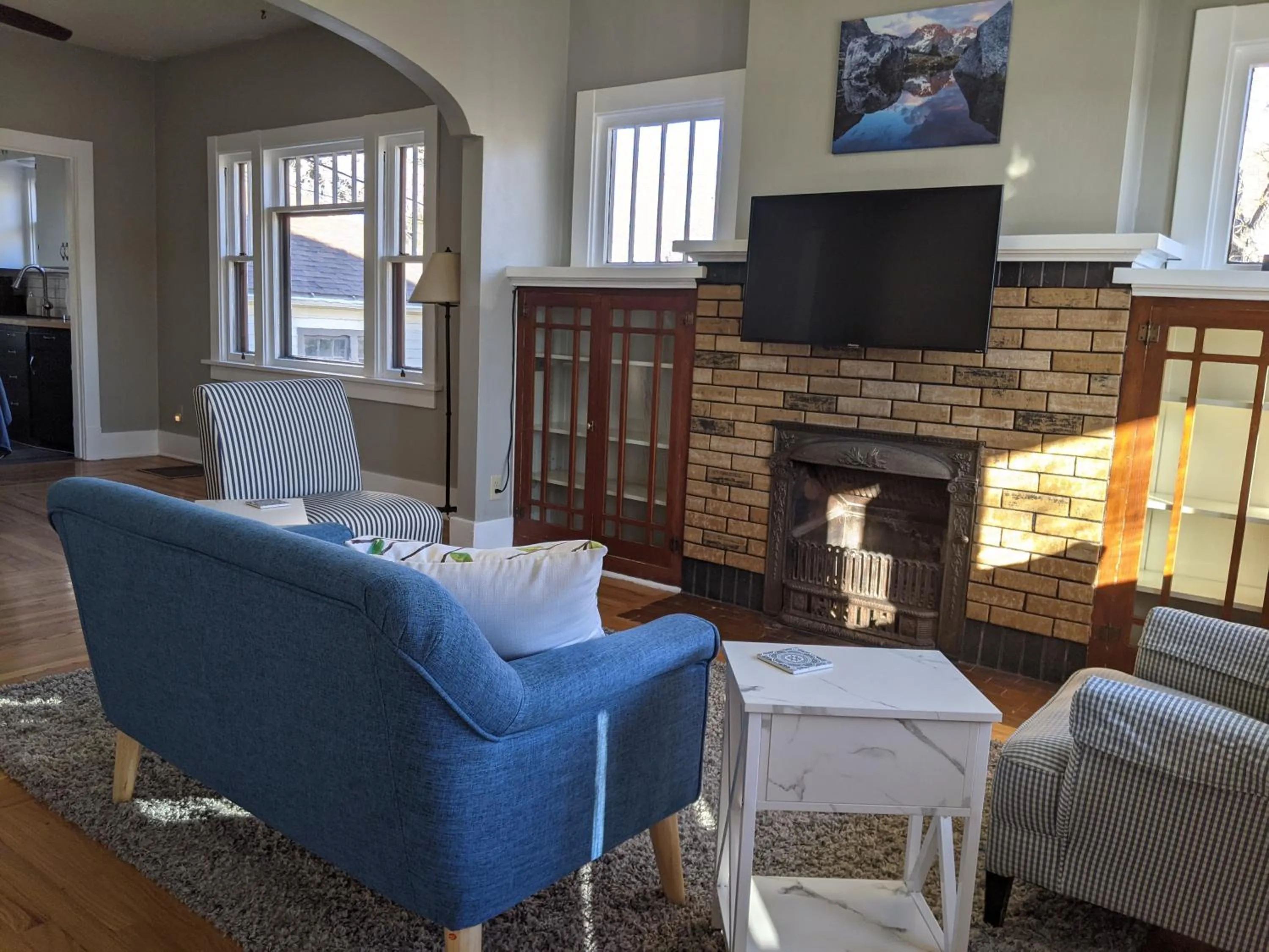 Living room in The Lewis House-Upper Level-A Peaceful Spot!