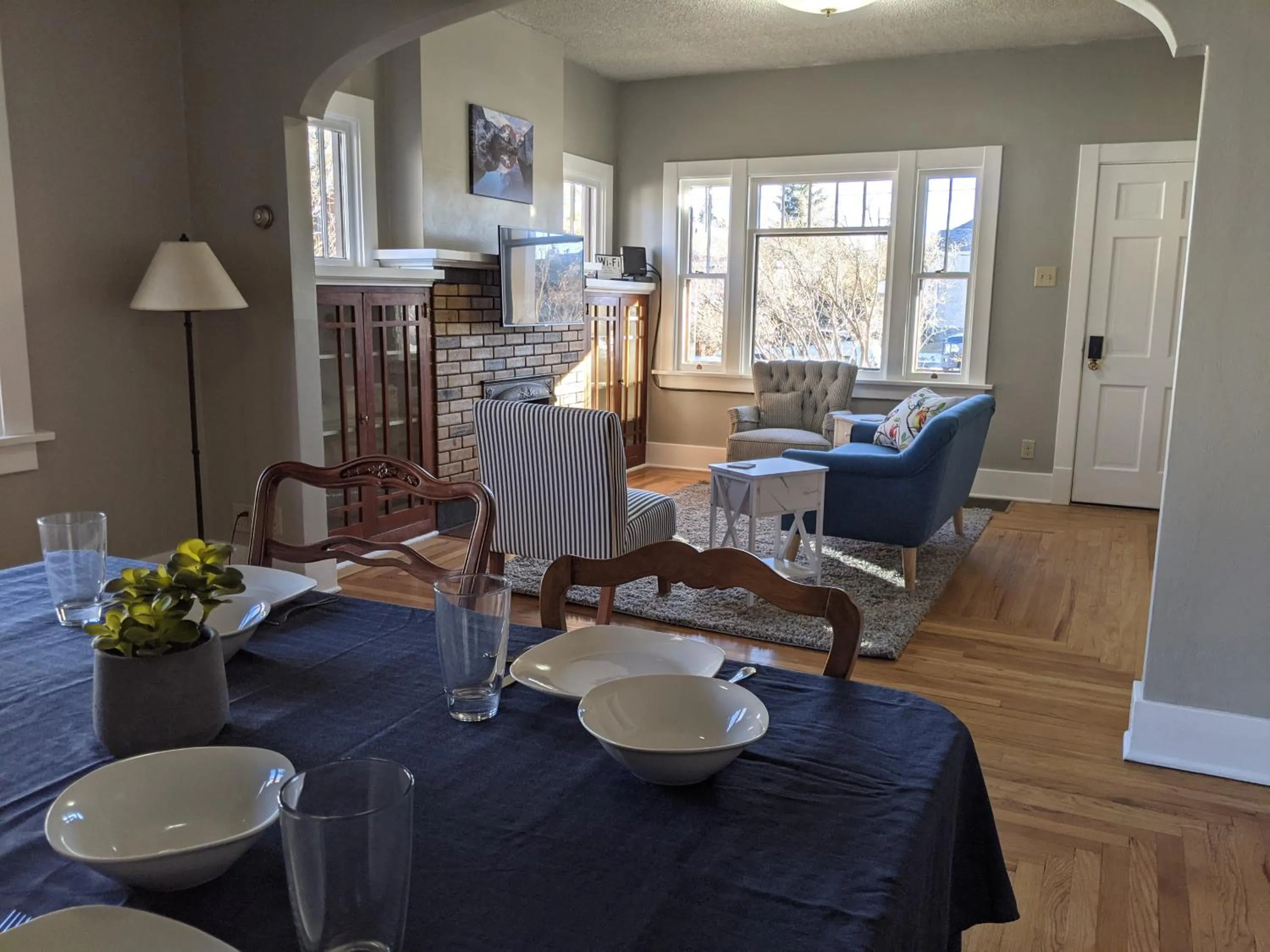 Living room in The Lewis House-Upper Level-A Peaceful Spot!