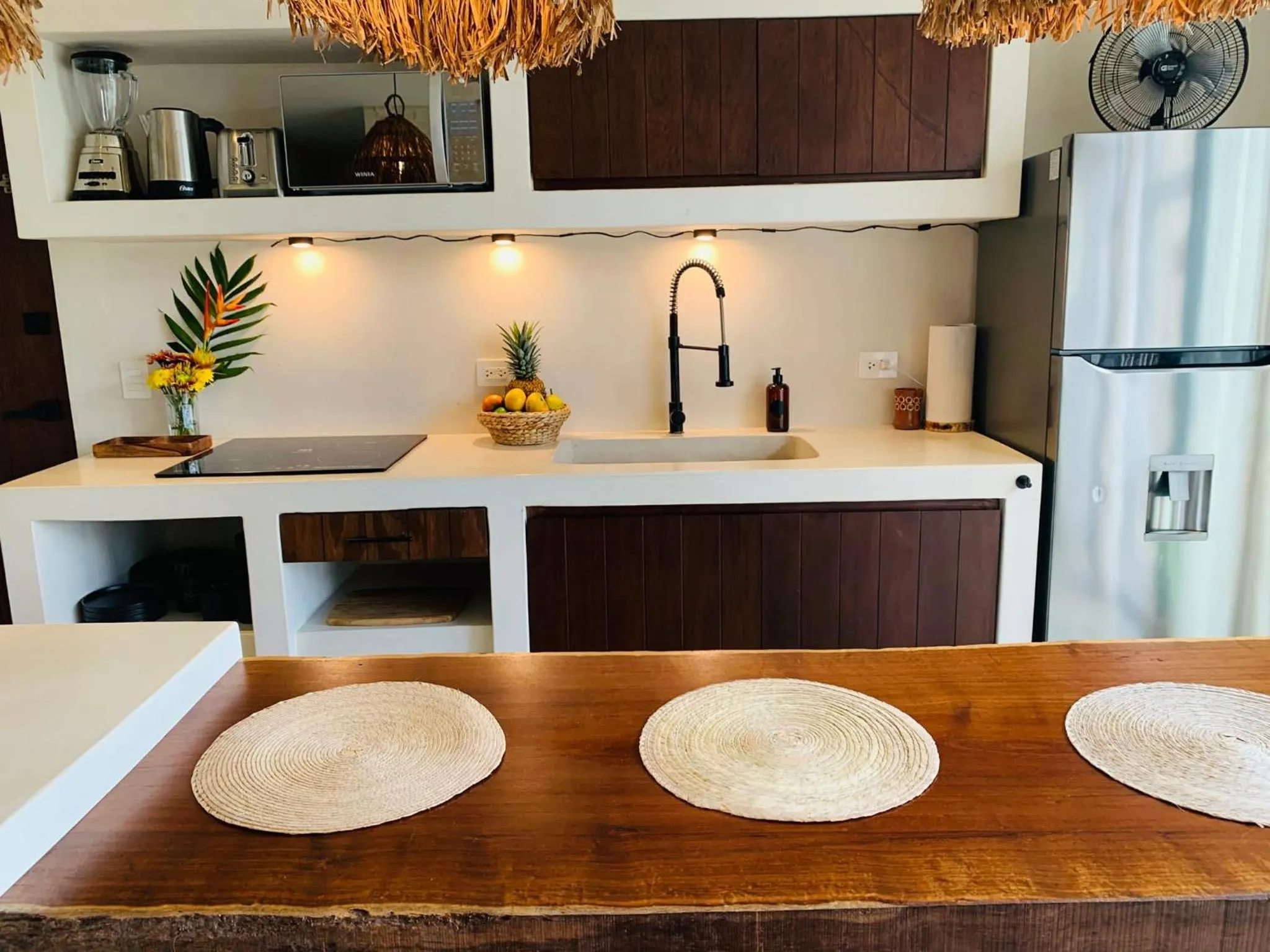 Kitchen or kitchenette in Vida Boho Apart 12 with special fee to access Hotel Bardo