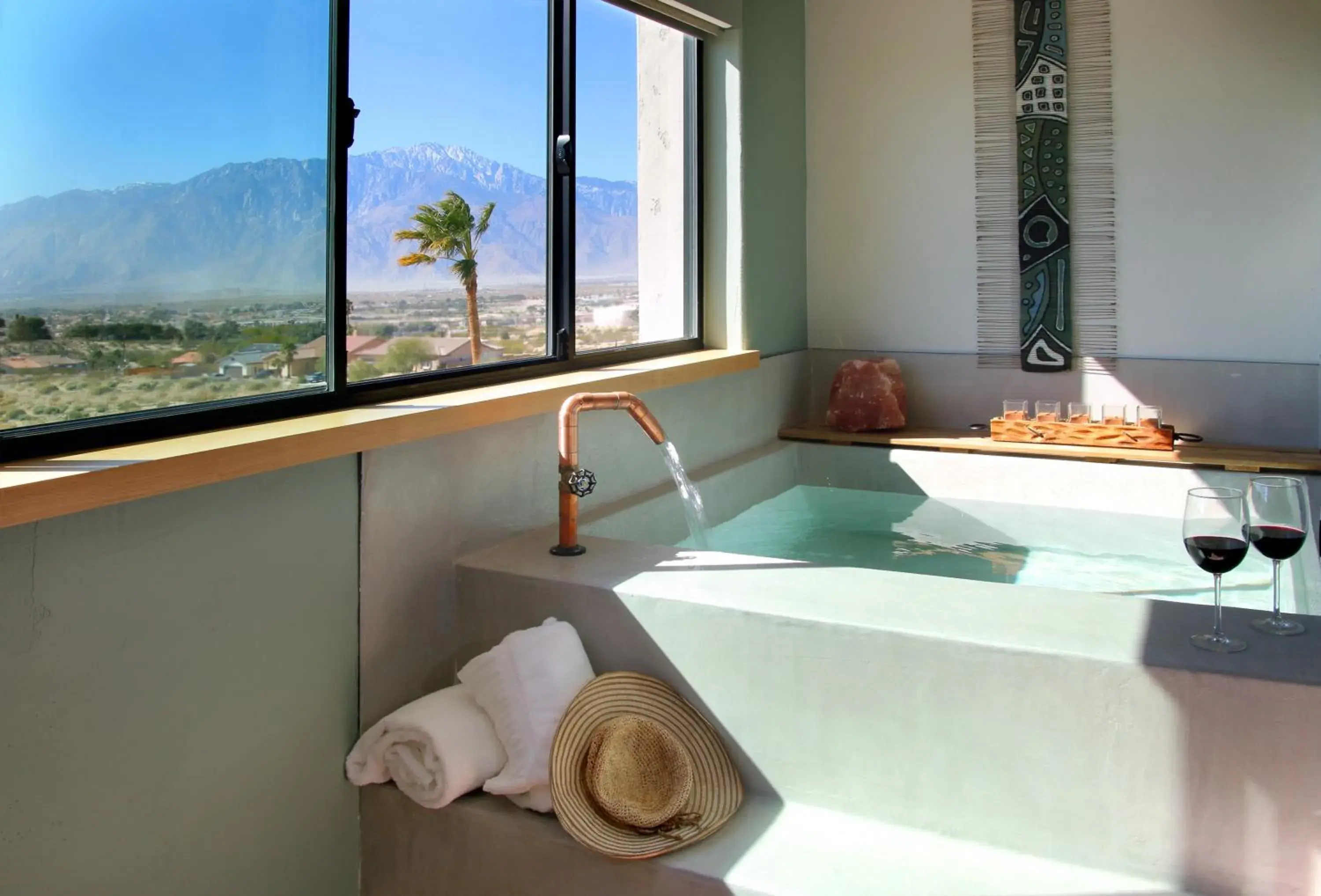 Hot Spring Bath, Bed in Azure Palm Hot Springs Hot Spring Bath, Bed in Azure Palm Hot Springs