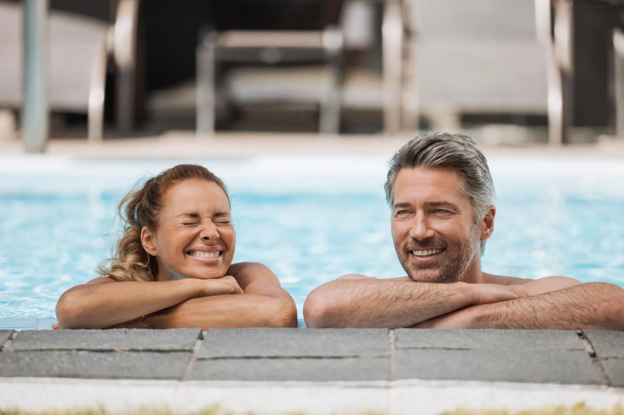 Swimming pool in Hotel Gaspingerhof
