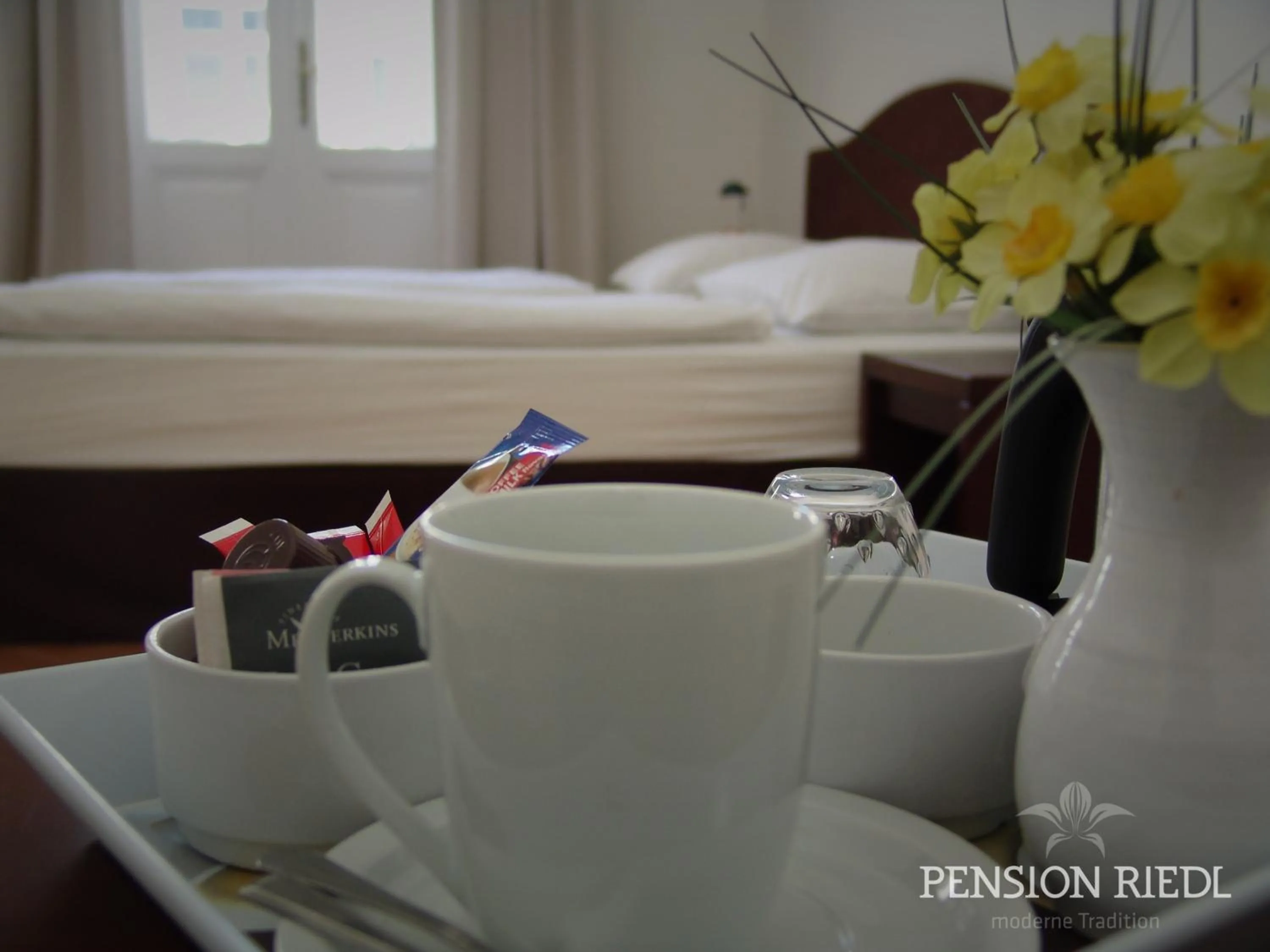 Decorative detail, Bed in Pension Riedl