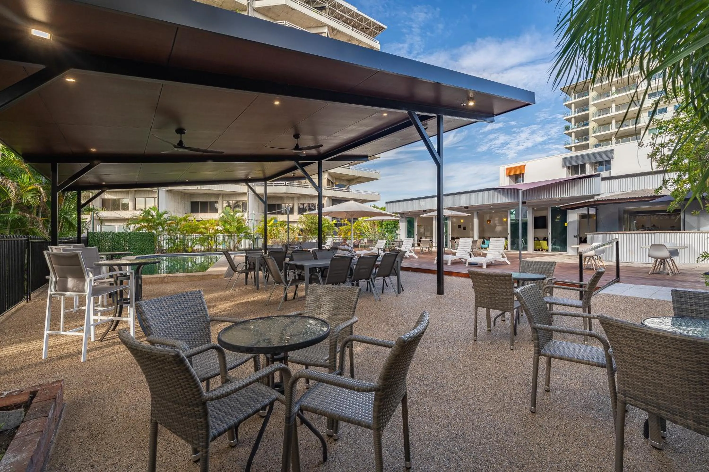 Dining area in Vitina Studios by Argus