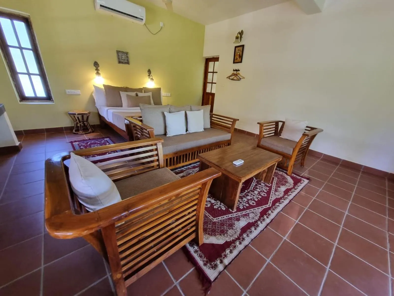 Bedroom in Mandaram villas