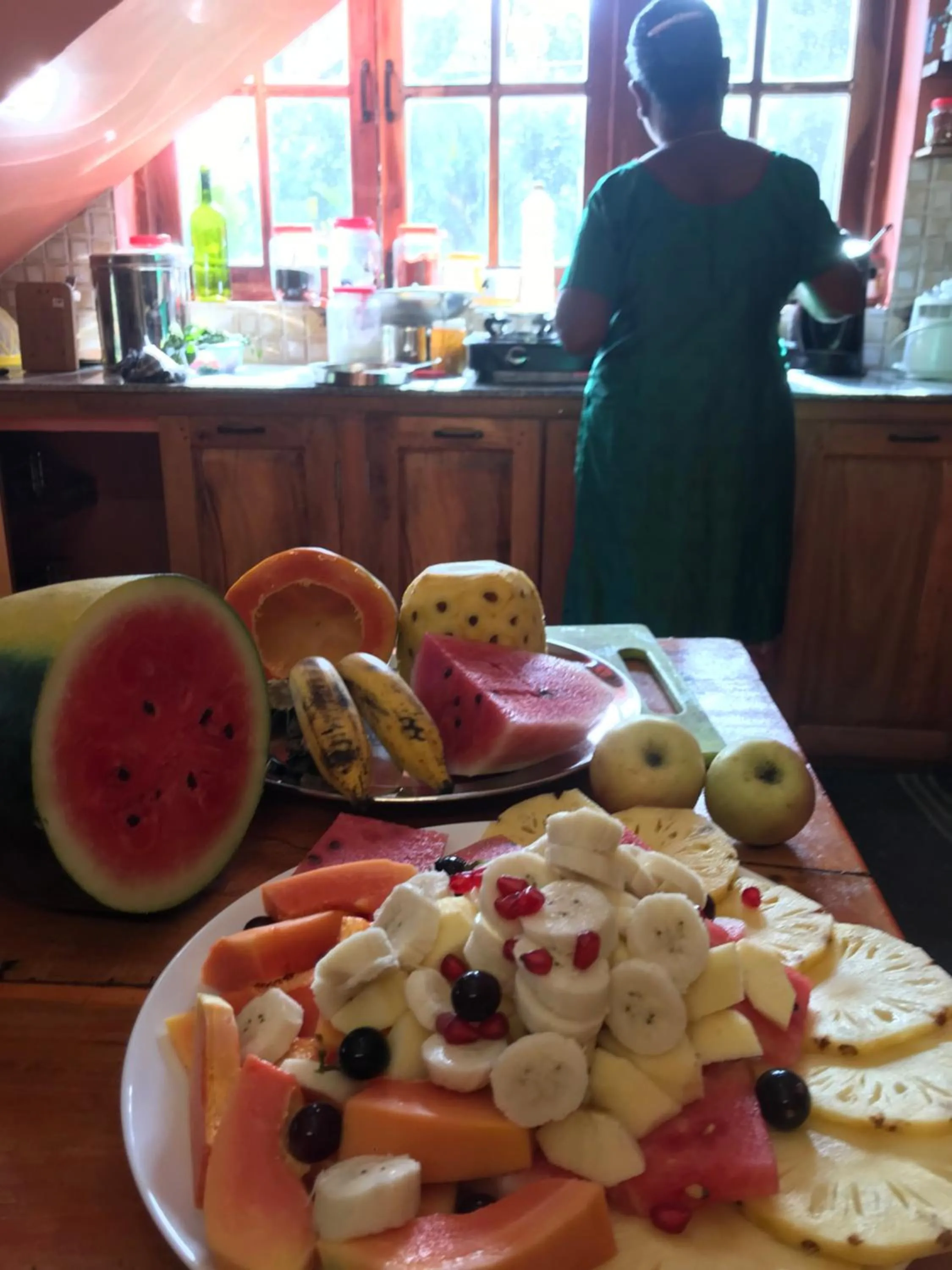 Breakfast in Mandaram villas