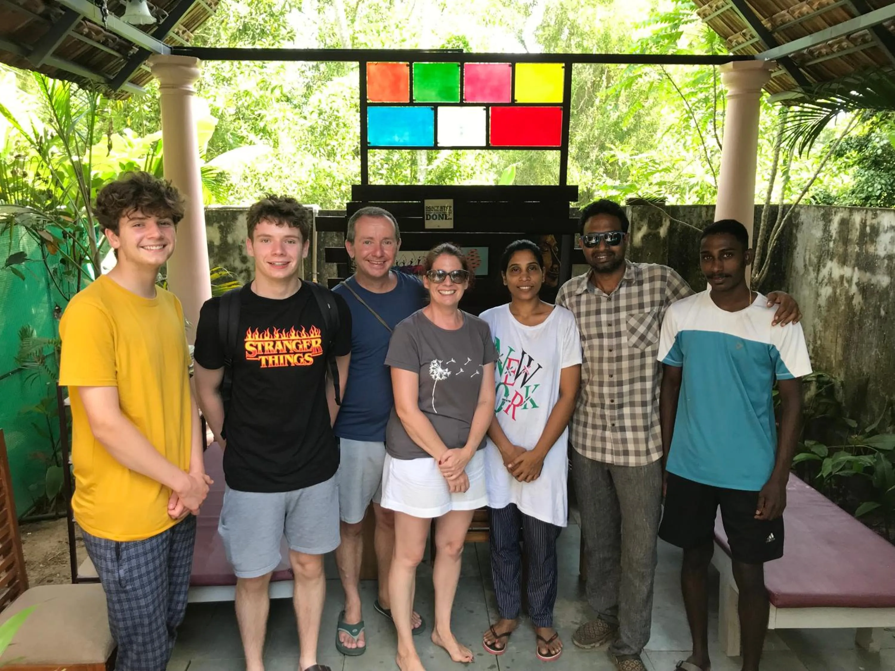 Guests in Mandaram villas