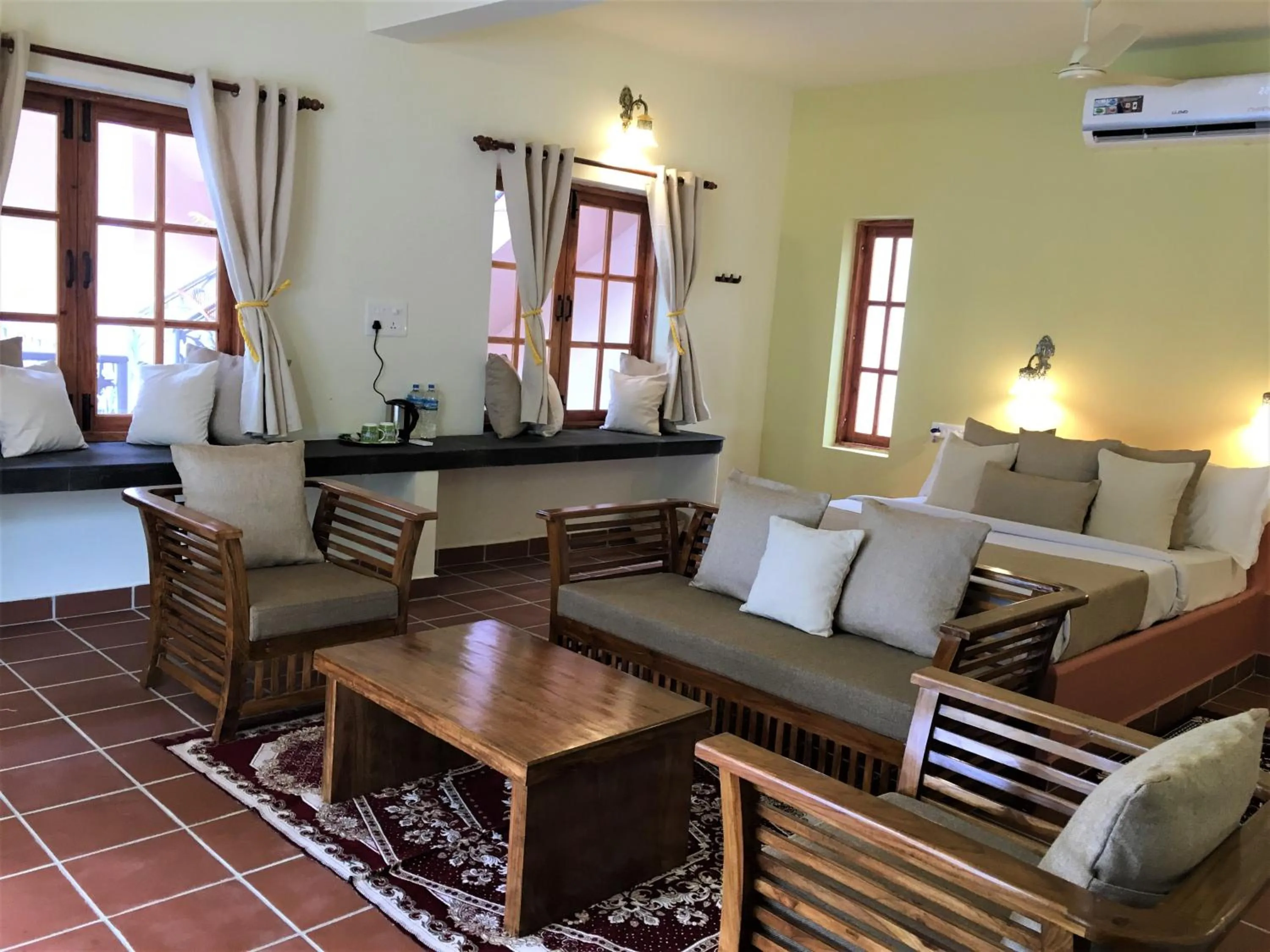 Bedroom in Mandaram villas