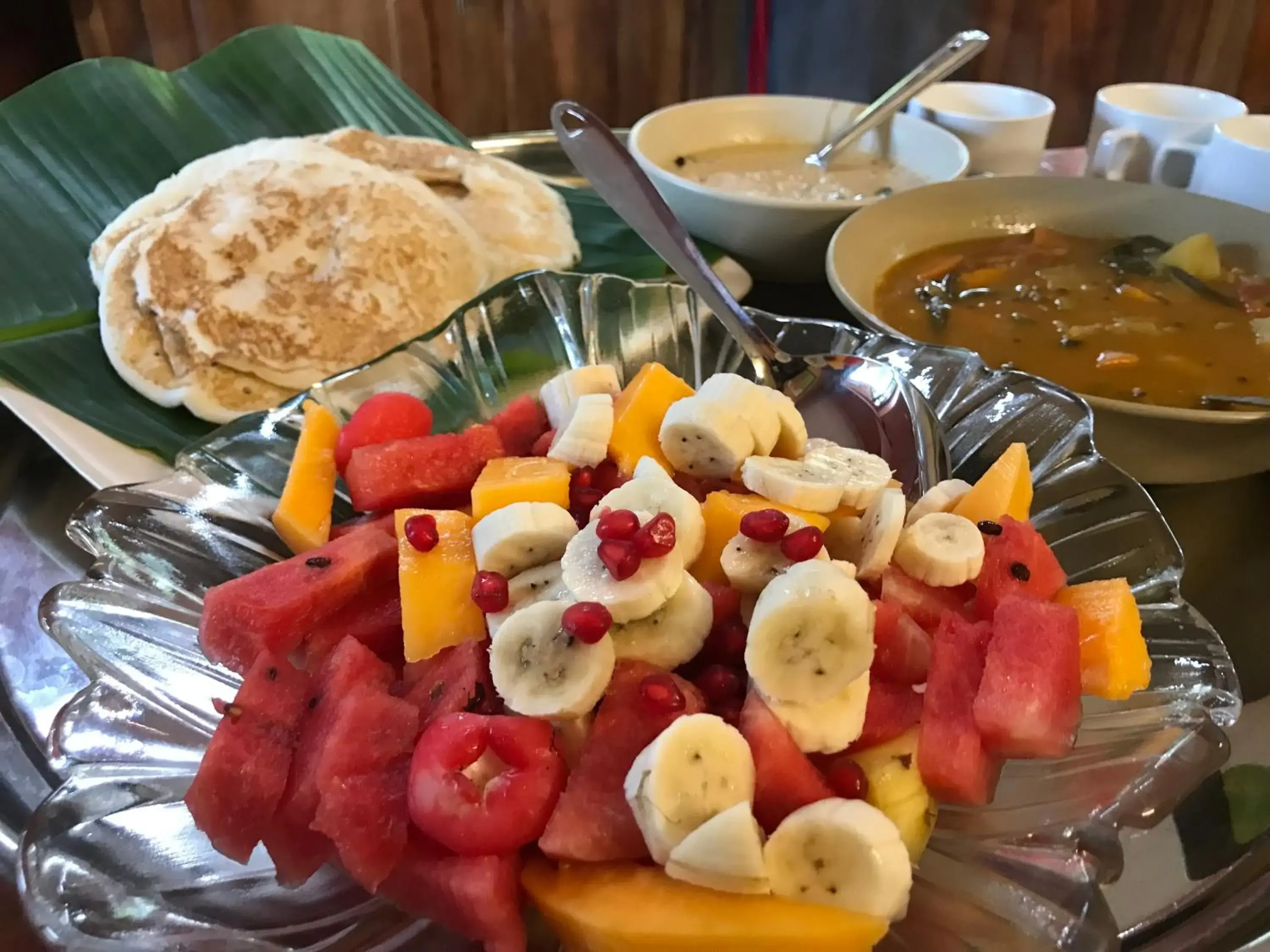 Breakfast in Mandaram villas Breakfast in Mandaram villas