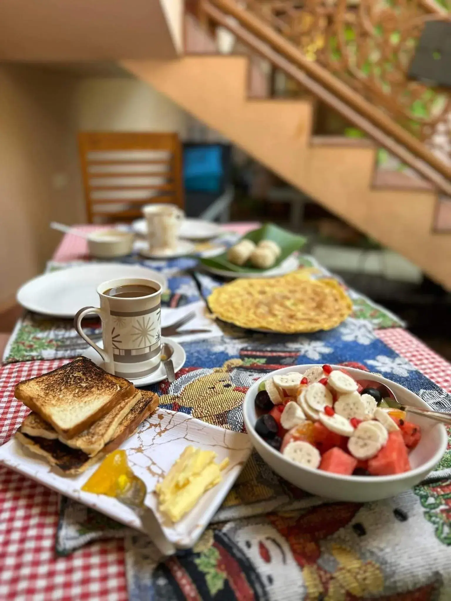 Breakfast in Mandaram villas Breakfast in Mandaram villas