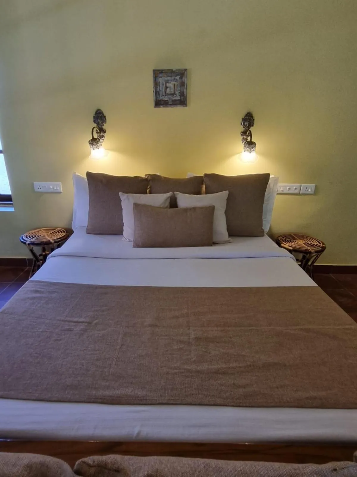Bed in Mandaram villas