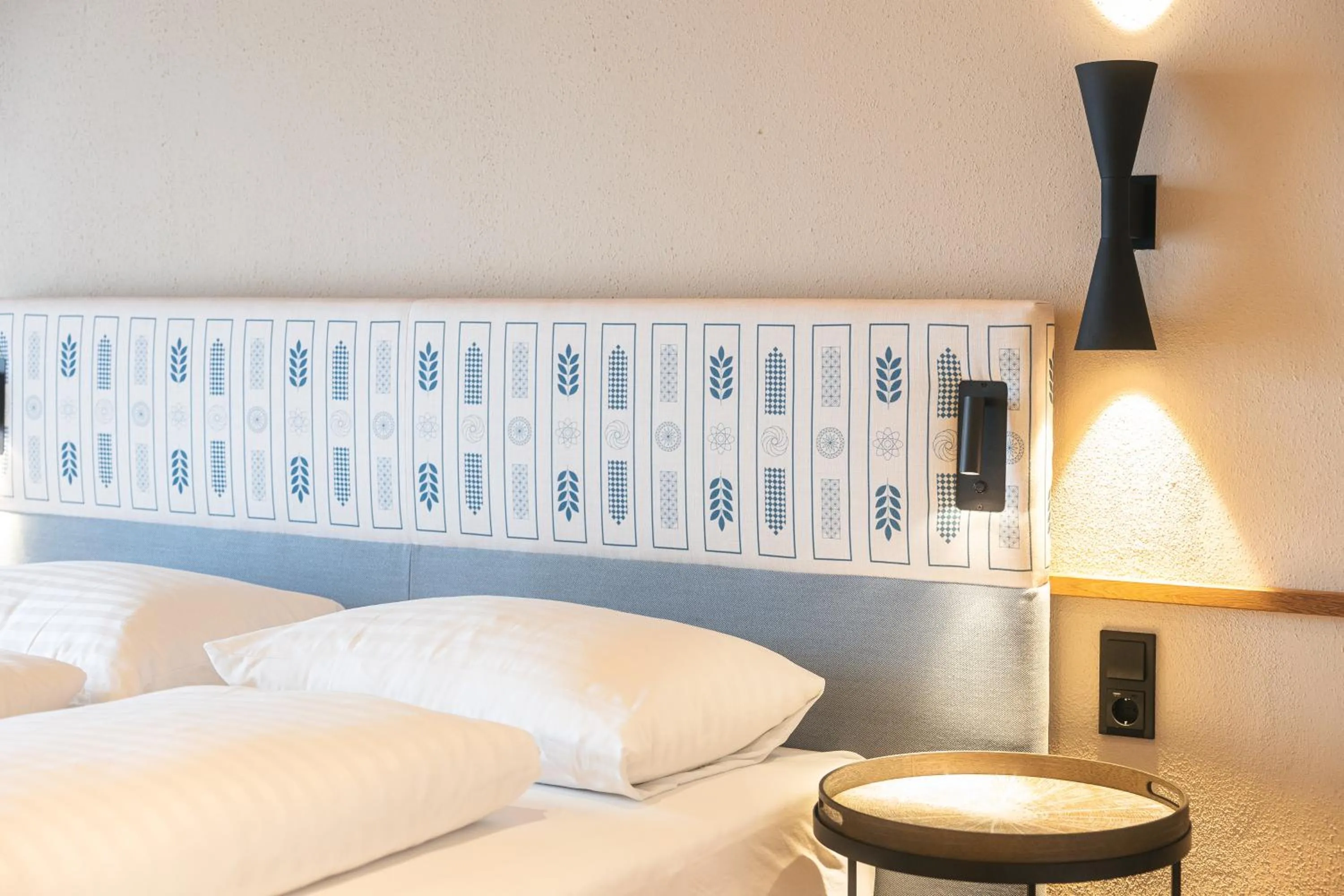 Bed in Upside Down Town Hotel-Neue Post