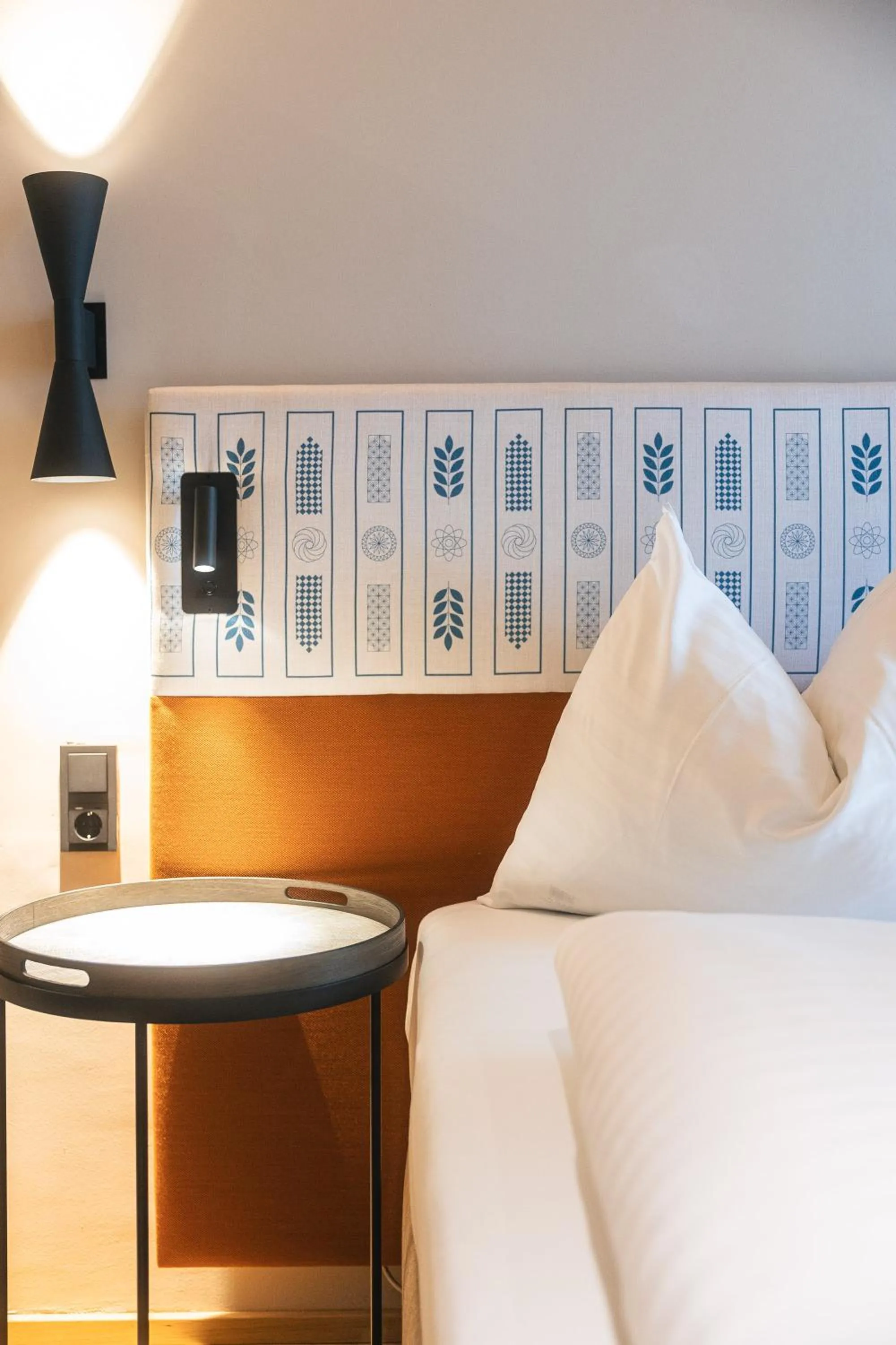 Bed in Upside Down Town Hotel-Neue Post