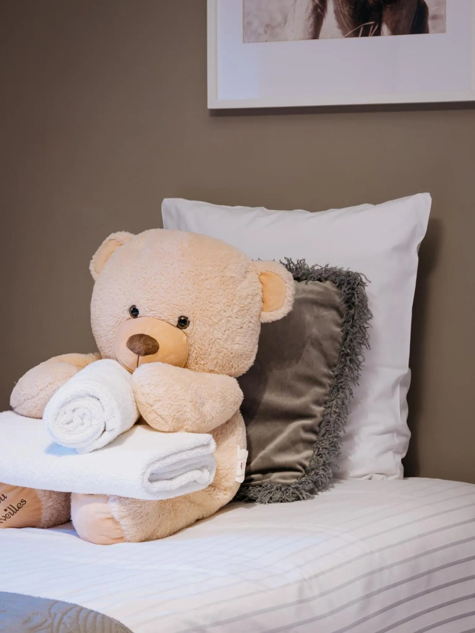 Bed in Hotel Ô Château