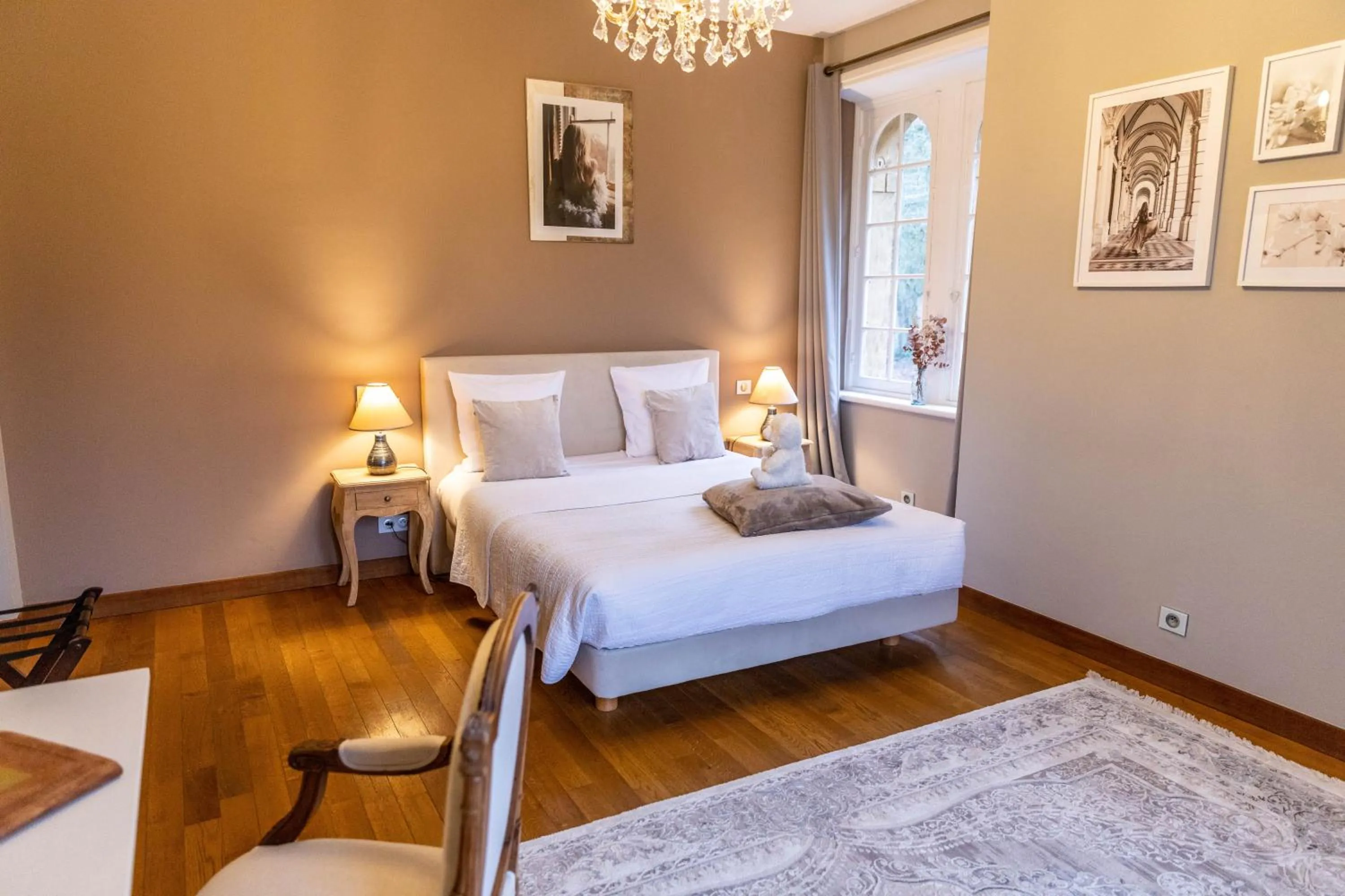 Bed in Hotel Ô Château