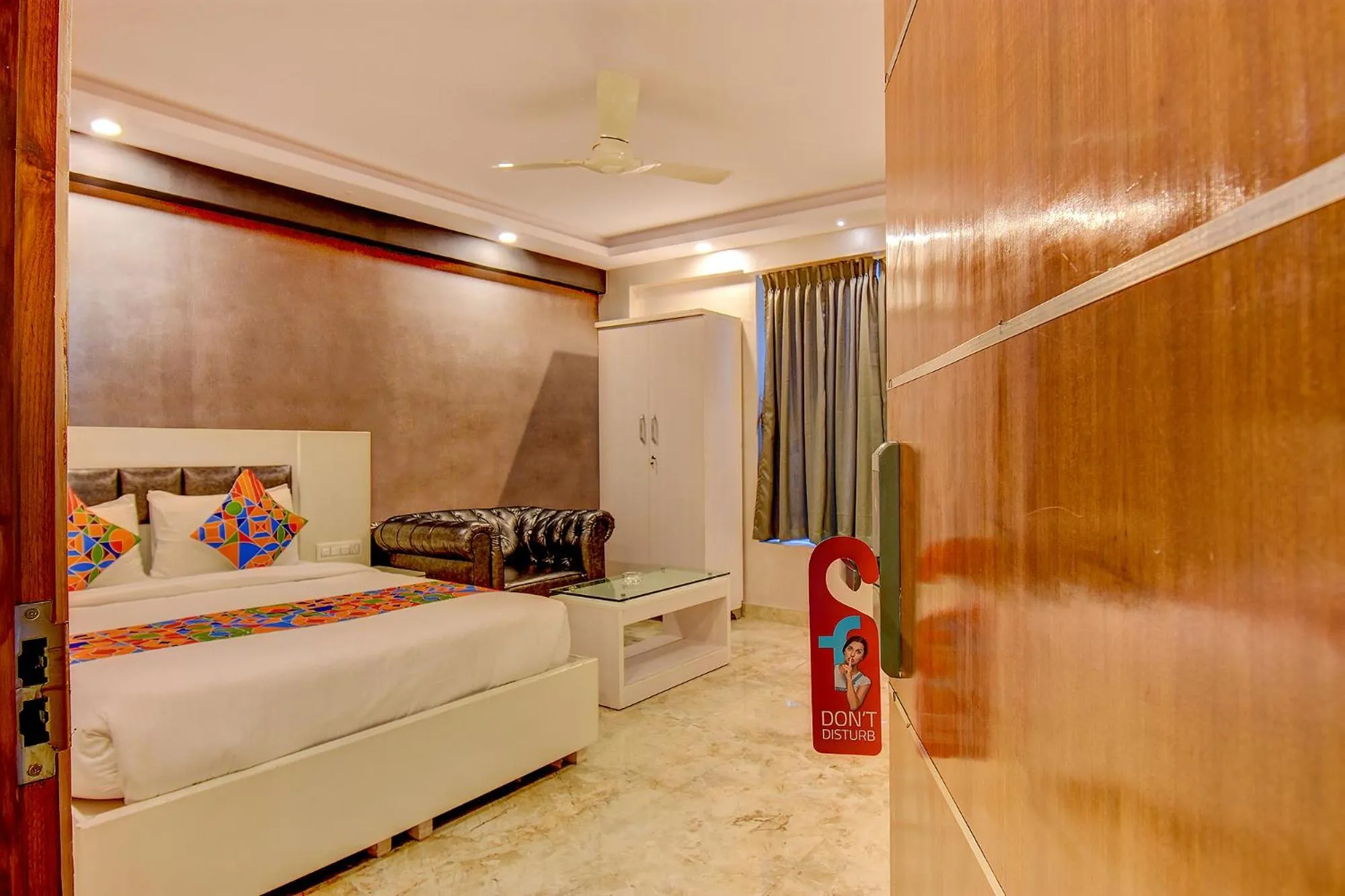 Bed in FabHotel Cozzy Inn - Tilak Nagar Main Road, Jayanagar