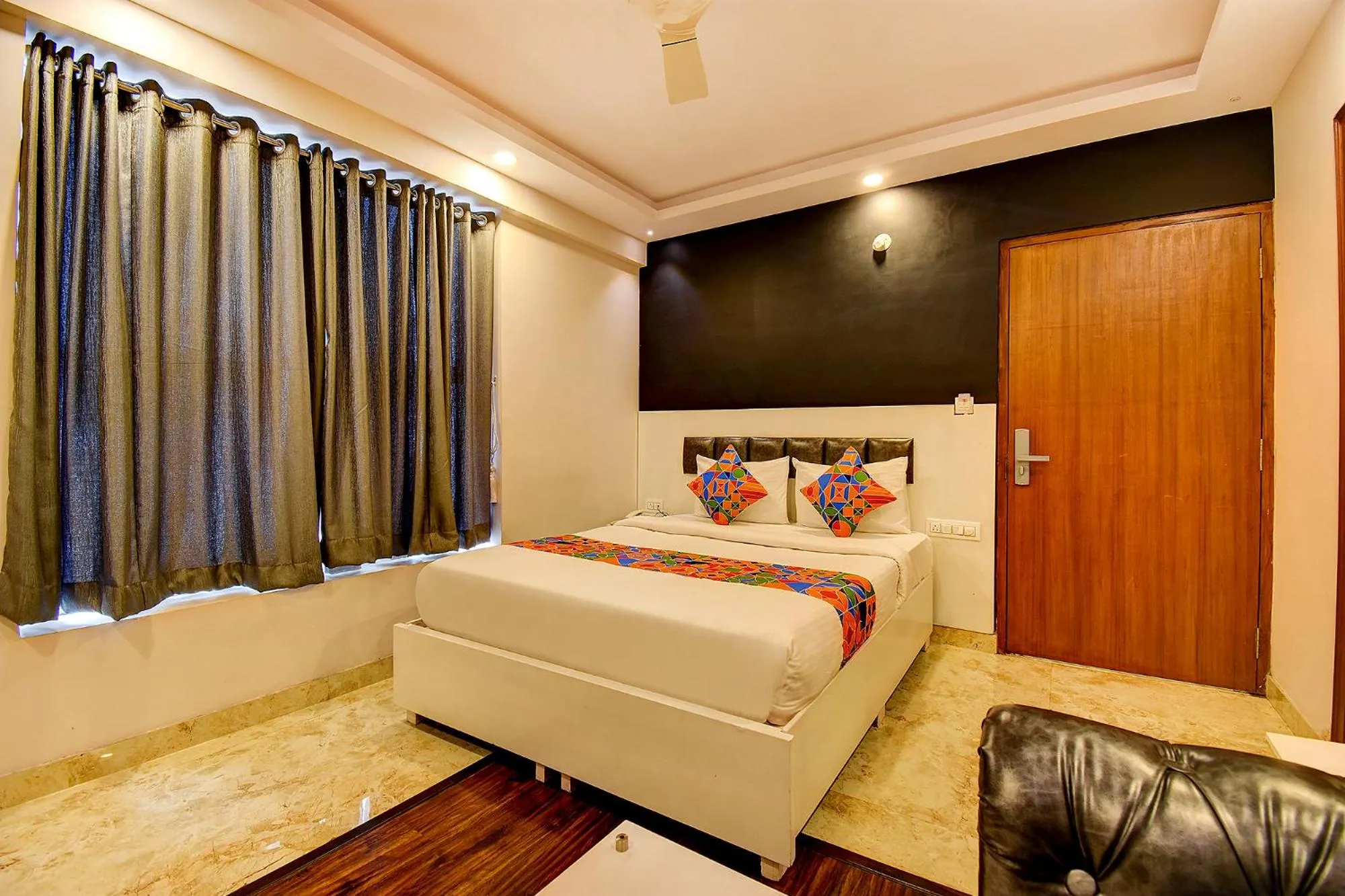Bed in FabHotel Cozzy Inn - Tilak Nagar Main Road, Jayanagar