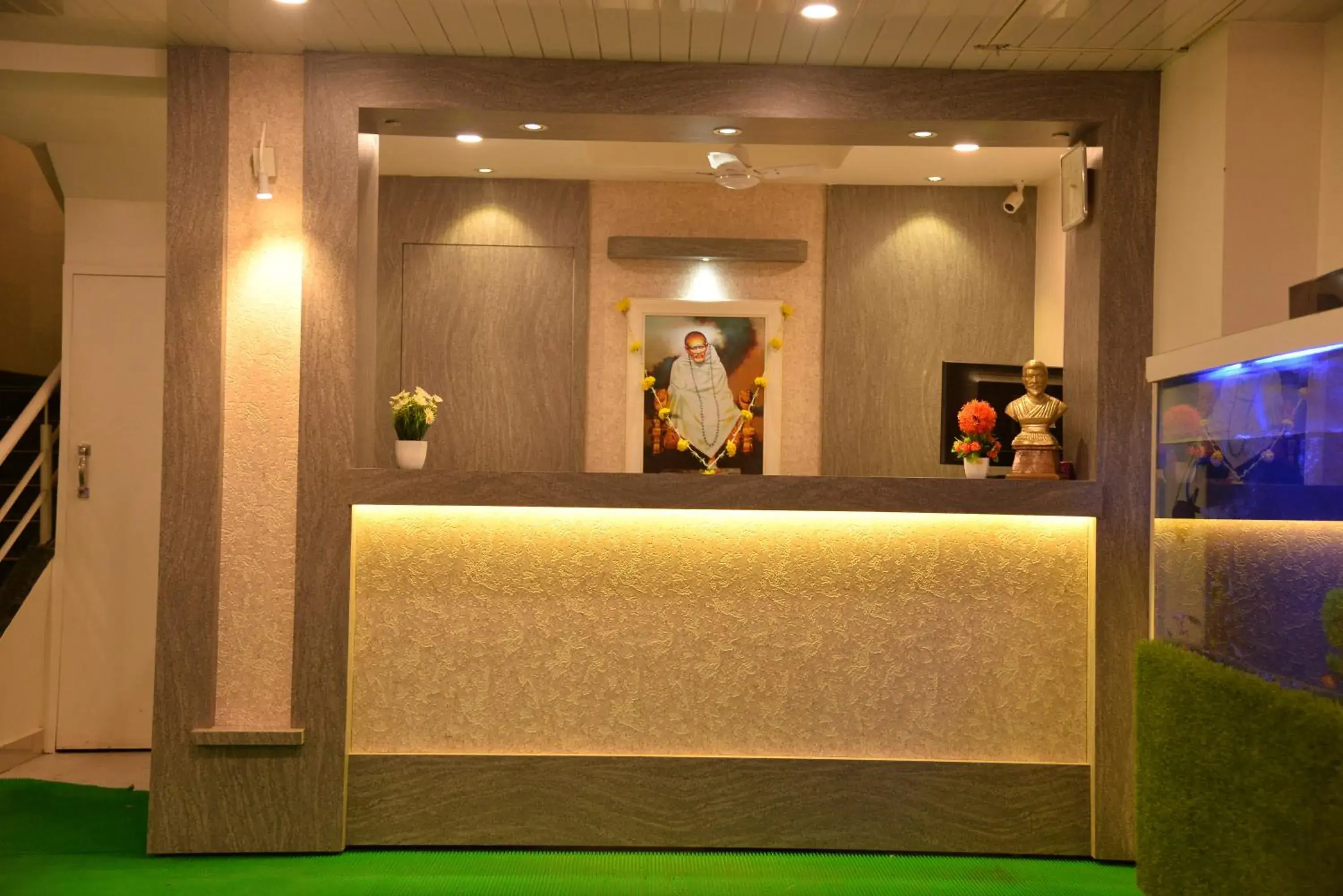 Lobby or reception in Hotel Disha Palace Lobby or reception in Hotel Disha Palace