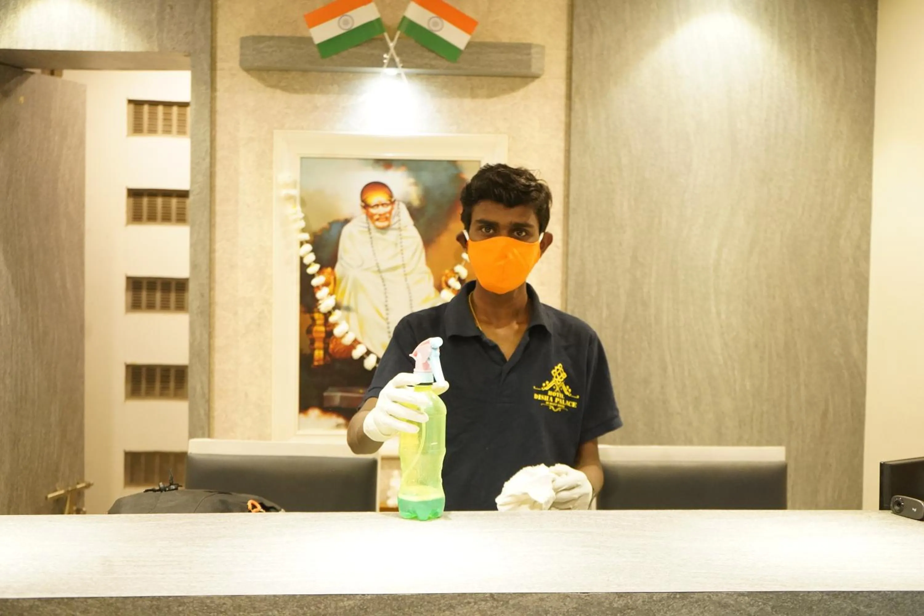 Lobby or reception in Hotel Disha Palace