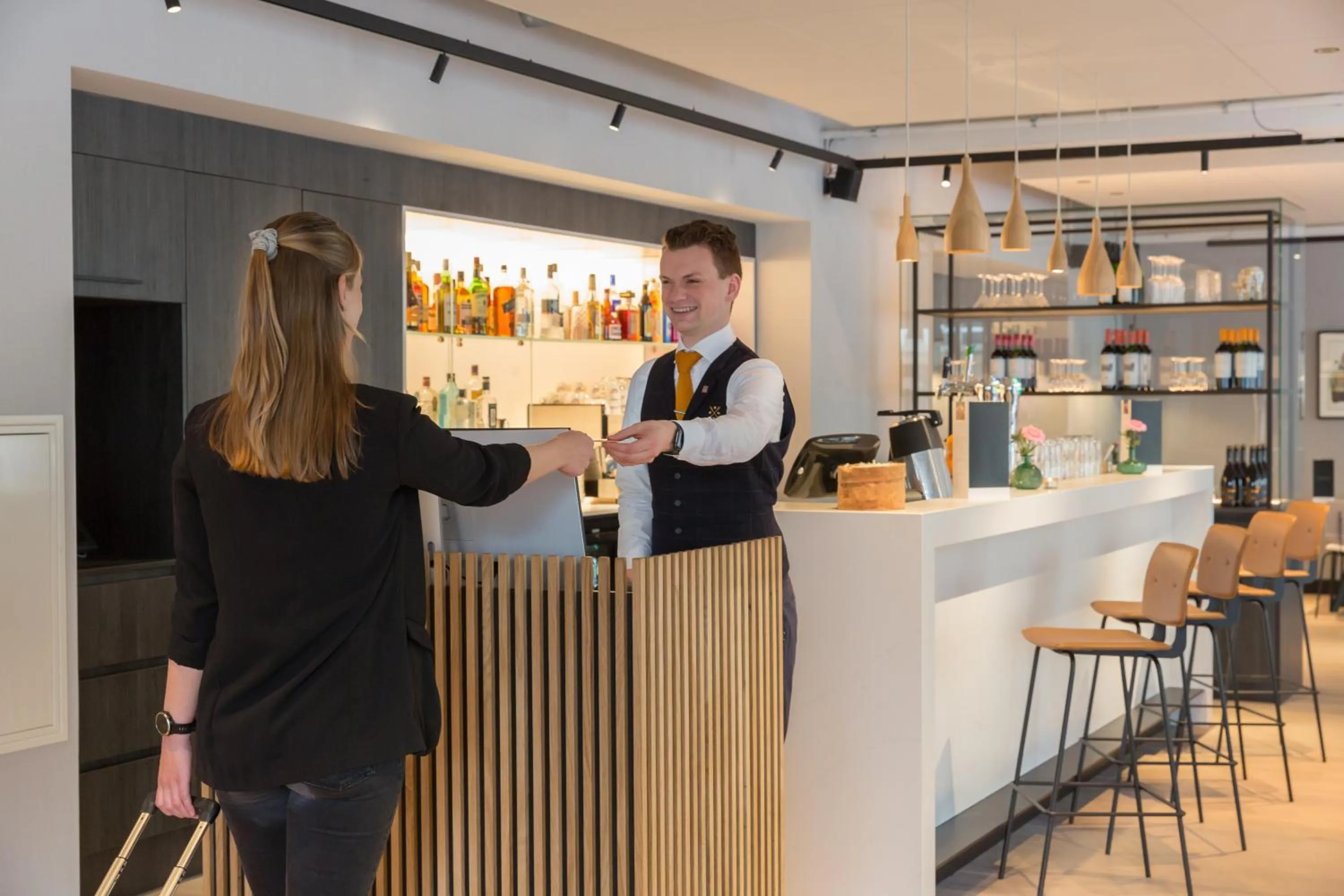 Lobby or reception in Postillion Hotel WTC Rotterdam