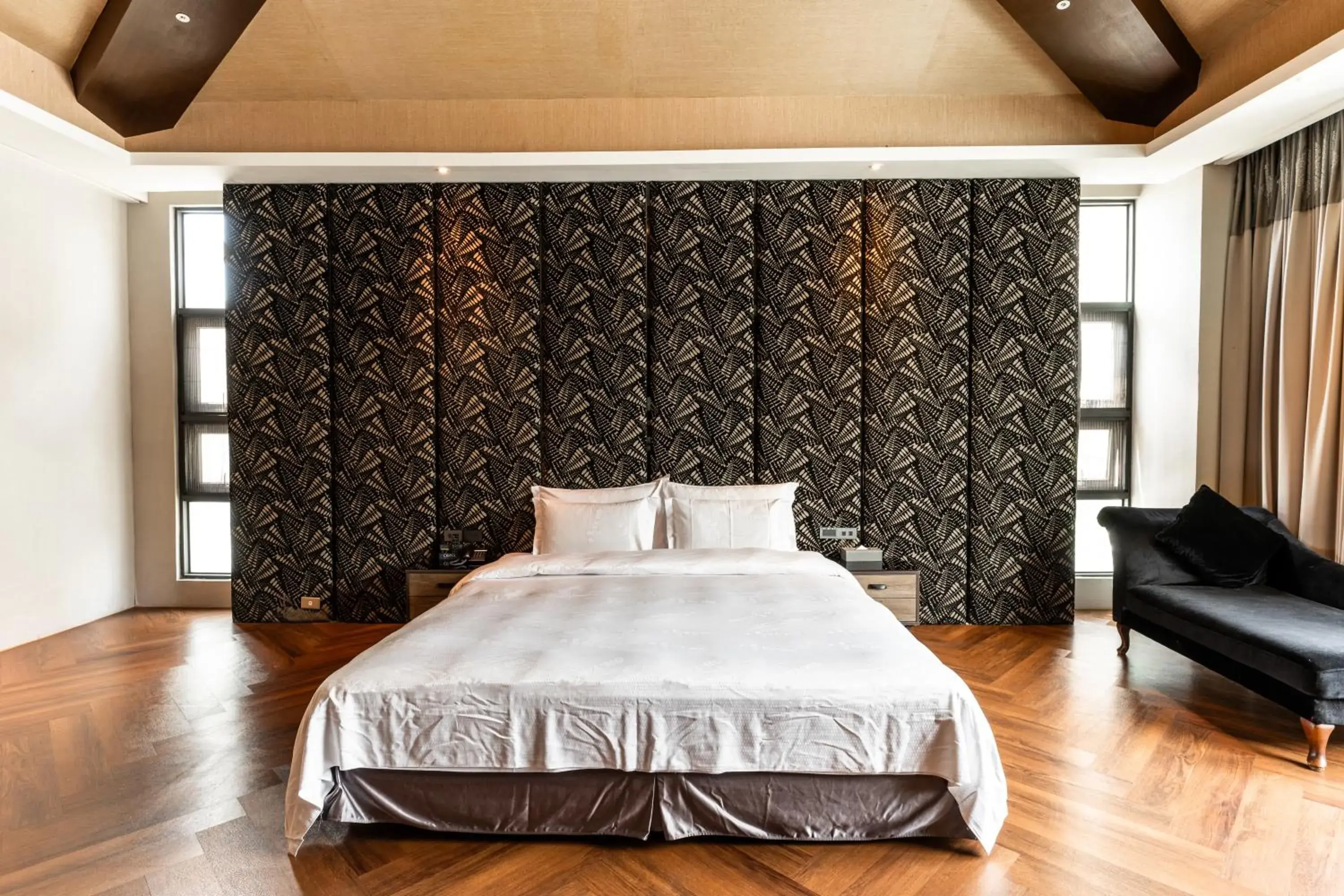 Bed in OHYA Chain Boutique Motel Taoyuan Bed in OHYA Chain Boutique Motel Taoyuan