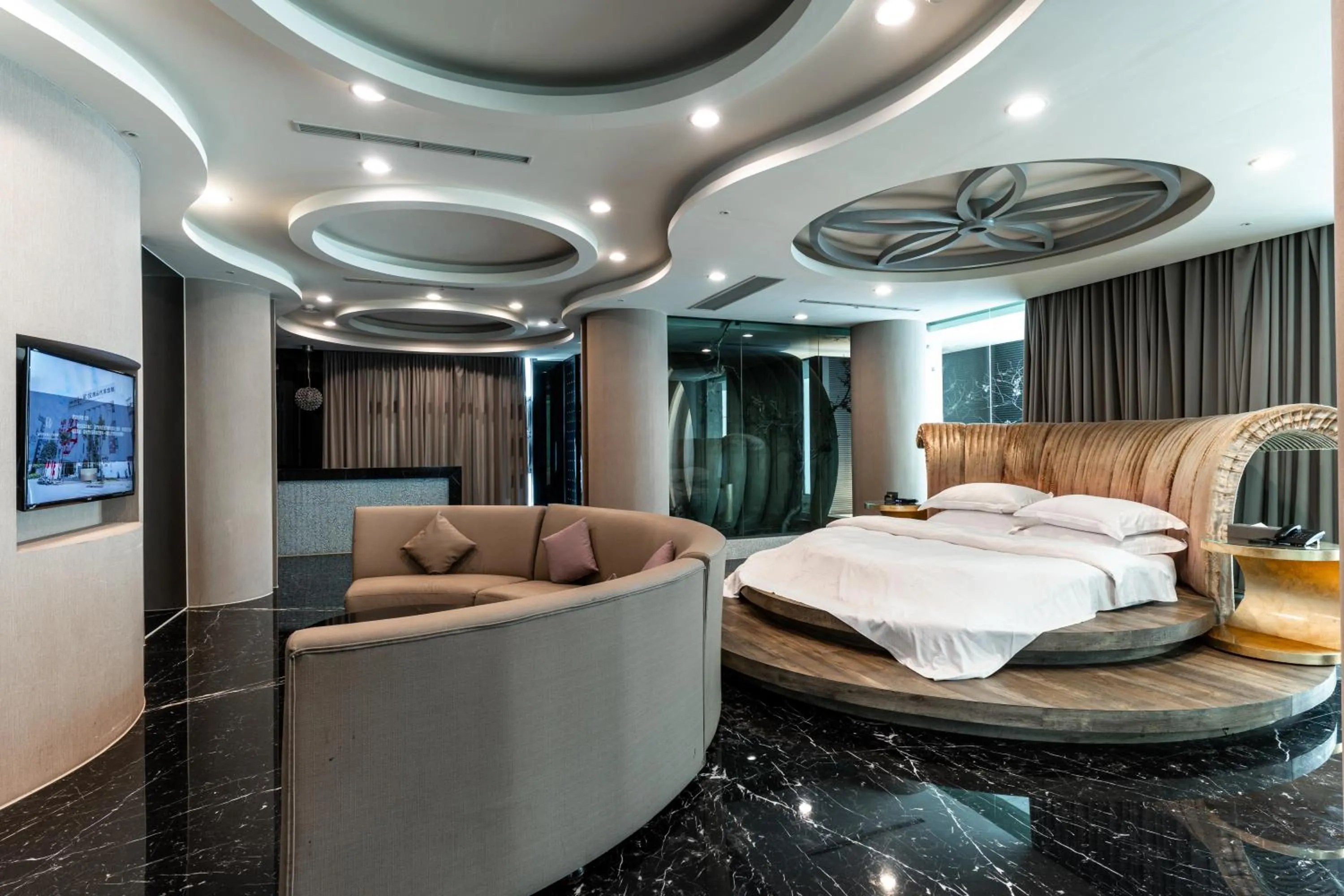 Bed in OHYA Chain Boutique Motel Taoyuan