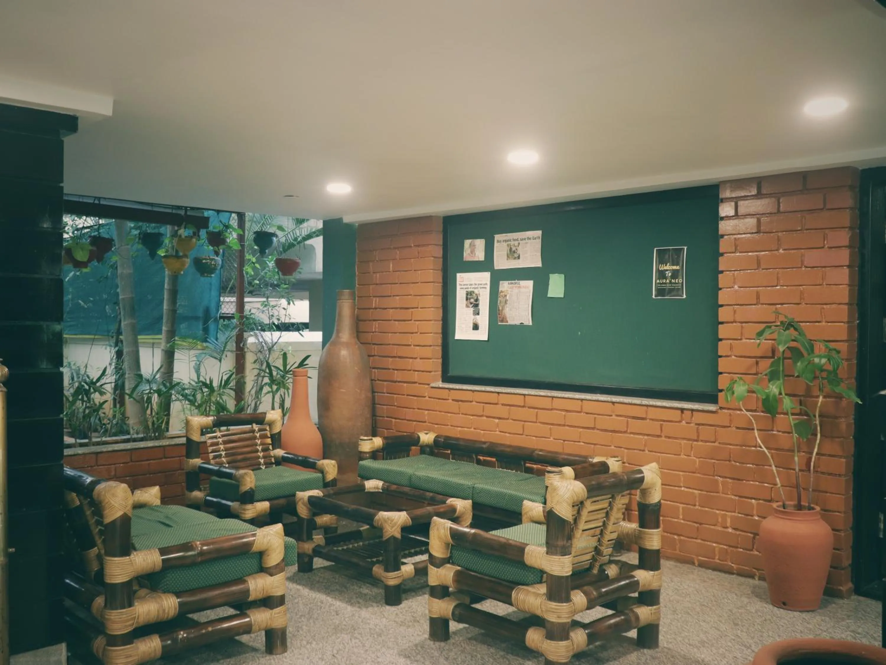 Lobby or reception in The Green Path Eco Hotel