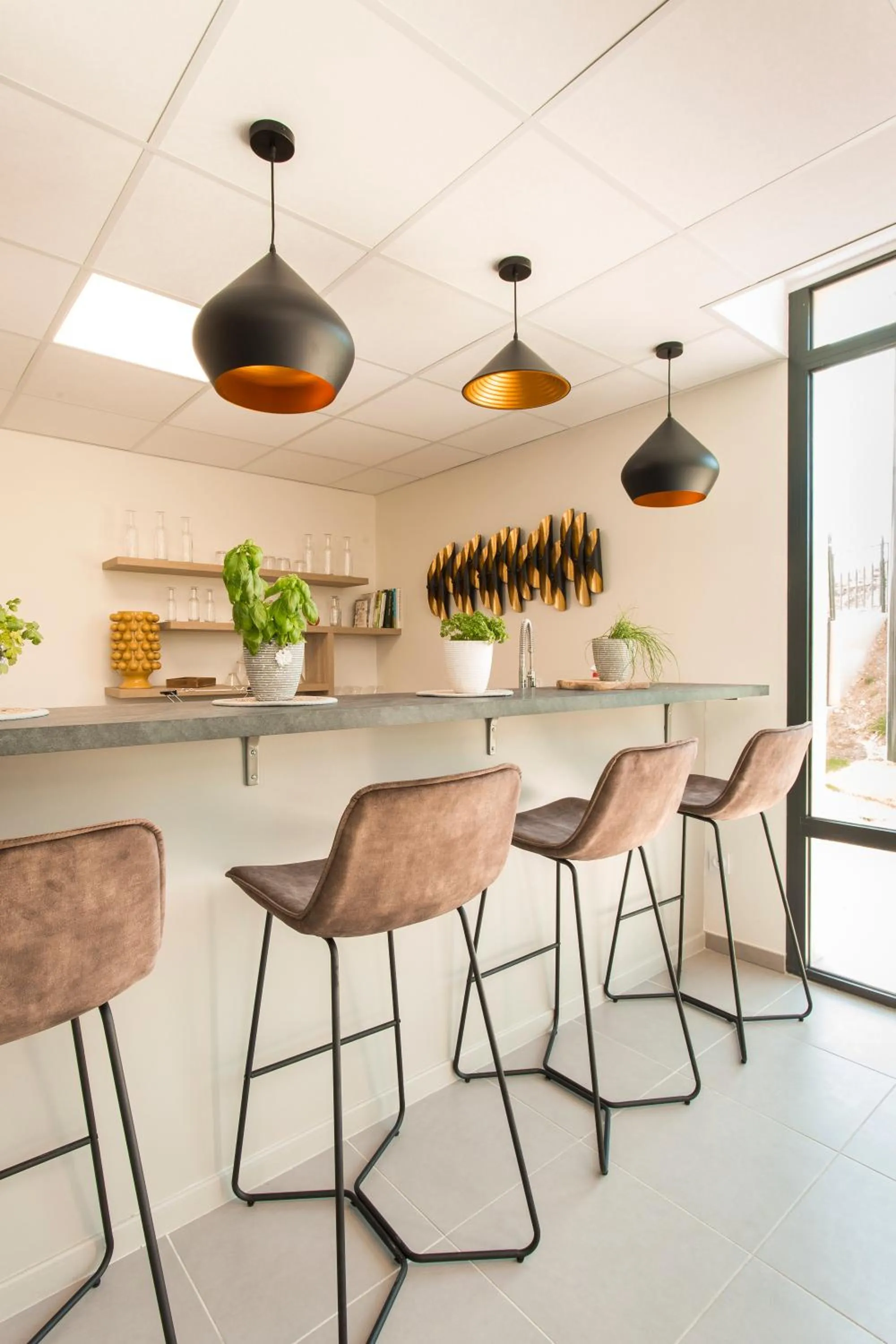 Lounge or bar in Zenao Appart'hôtels Villeneuve-lès-Avignon