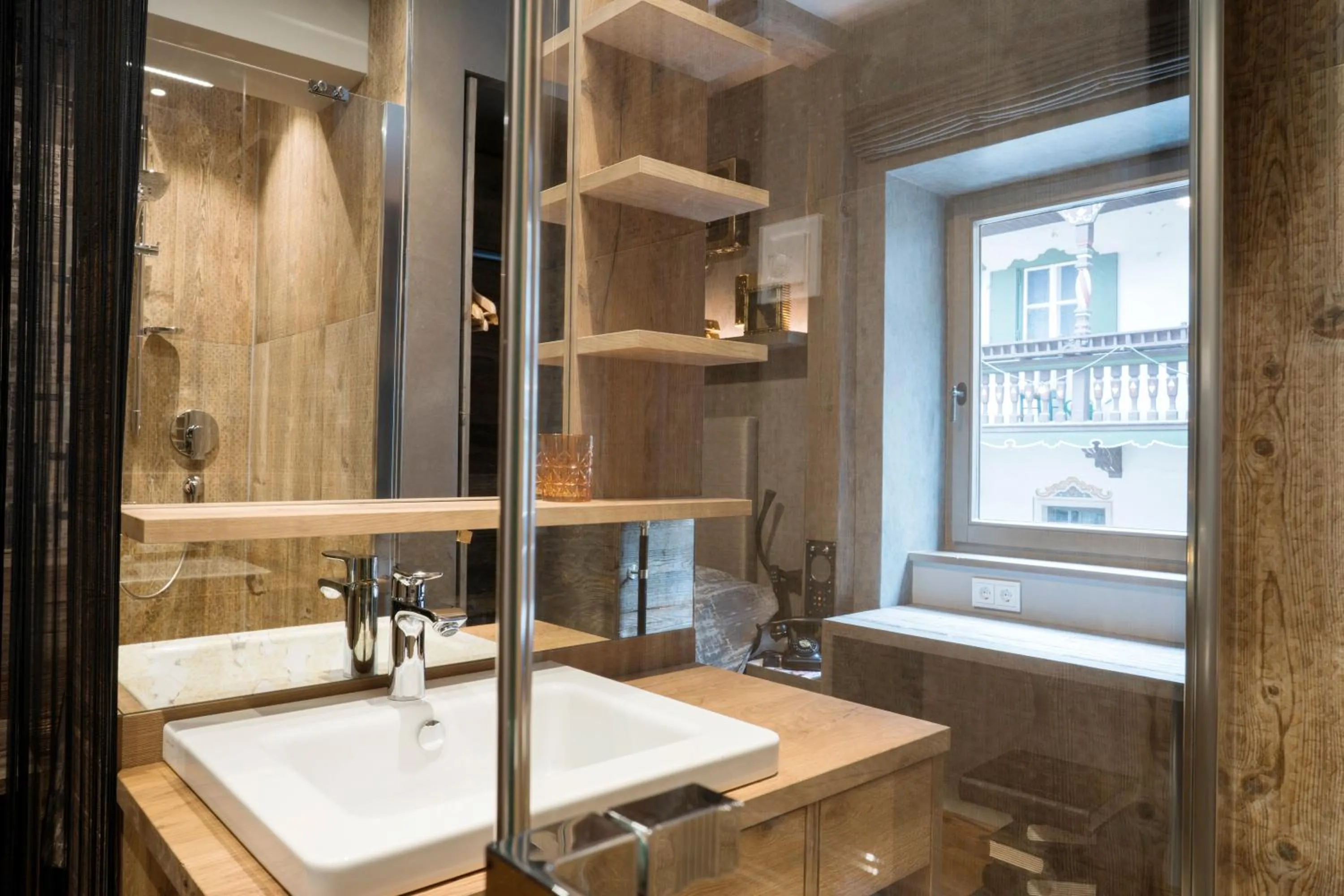 Bathroom in Boutique Hotel im Auracher Löchl