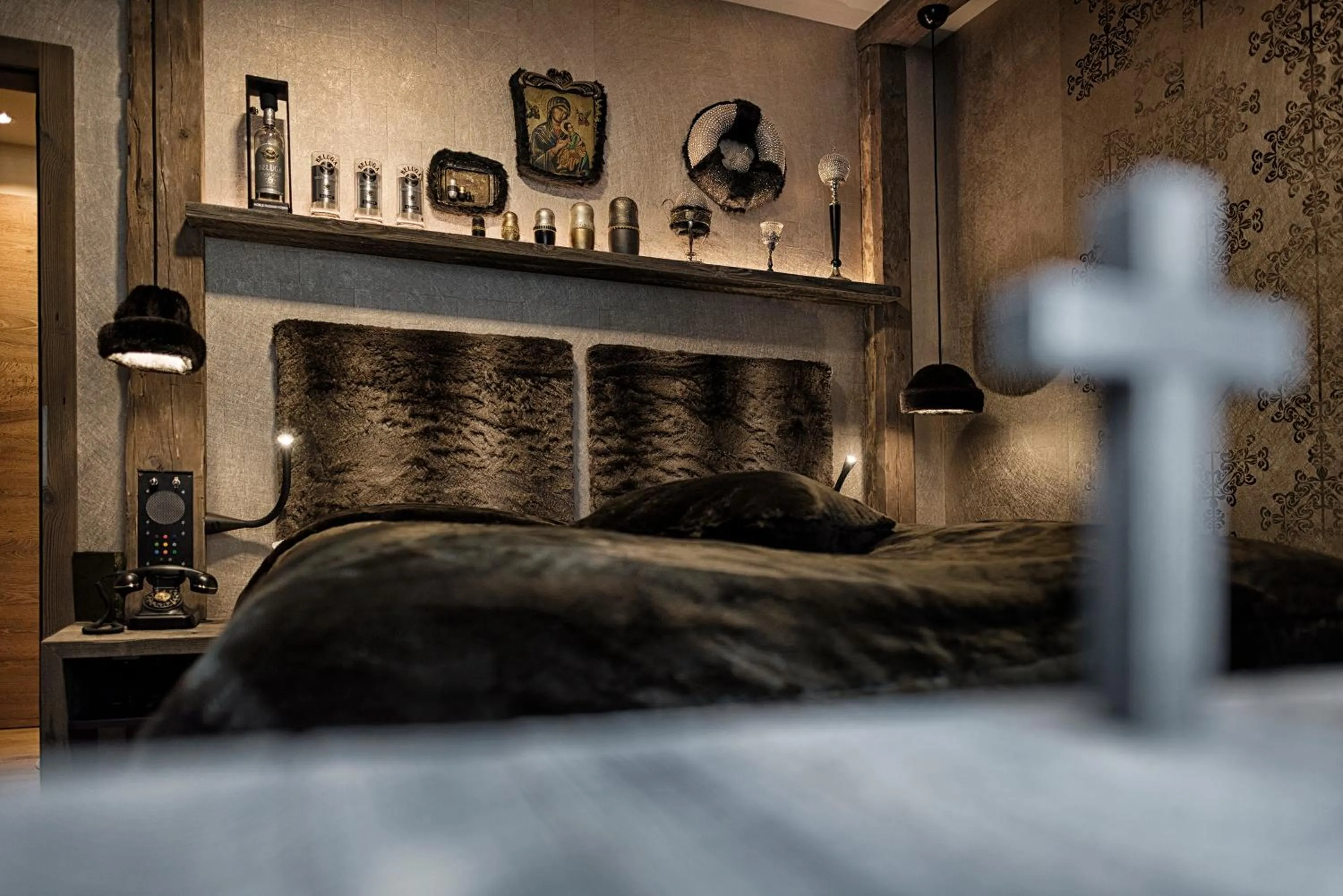 Photo of the whole room, Bed in Boutique Hotel im Auracher Löchl