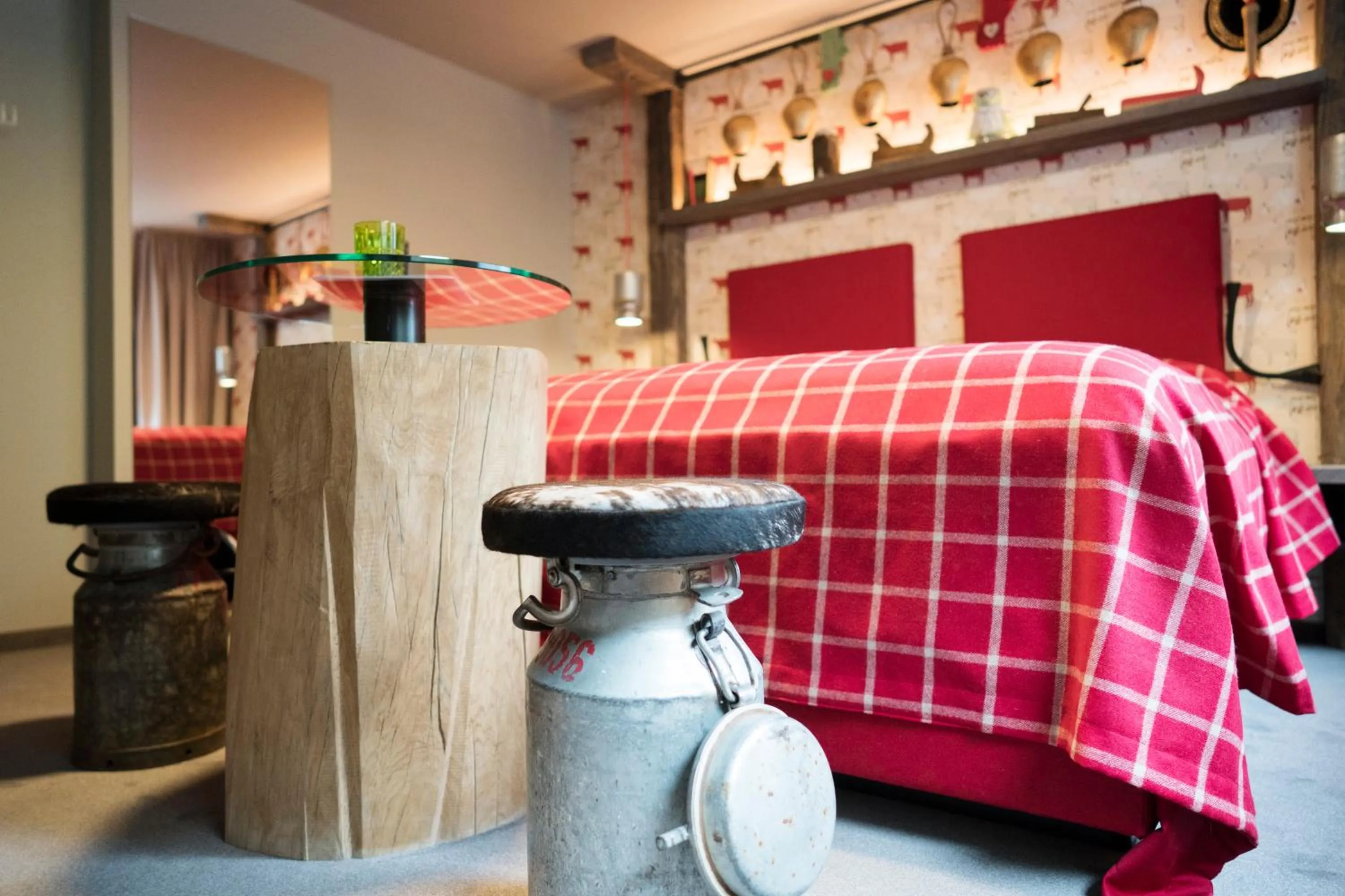 Decorative detail, Bed in Boutique Hotel im Auracher Löchl