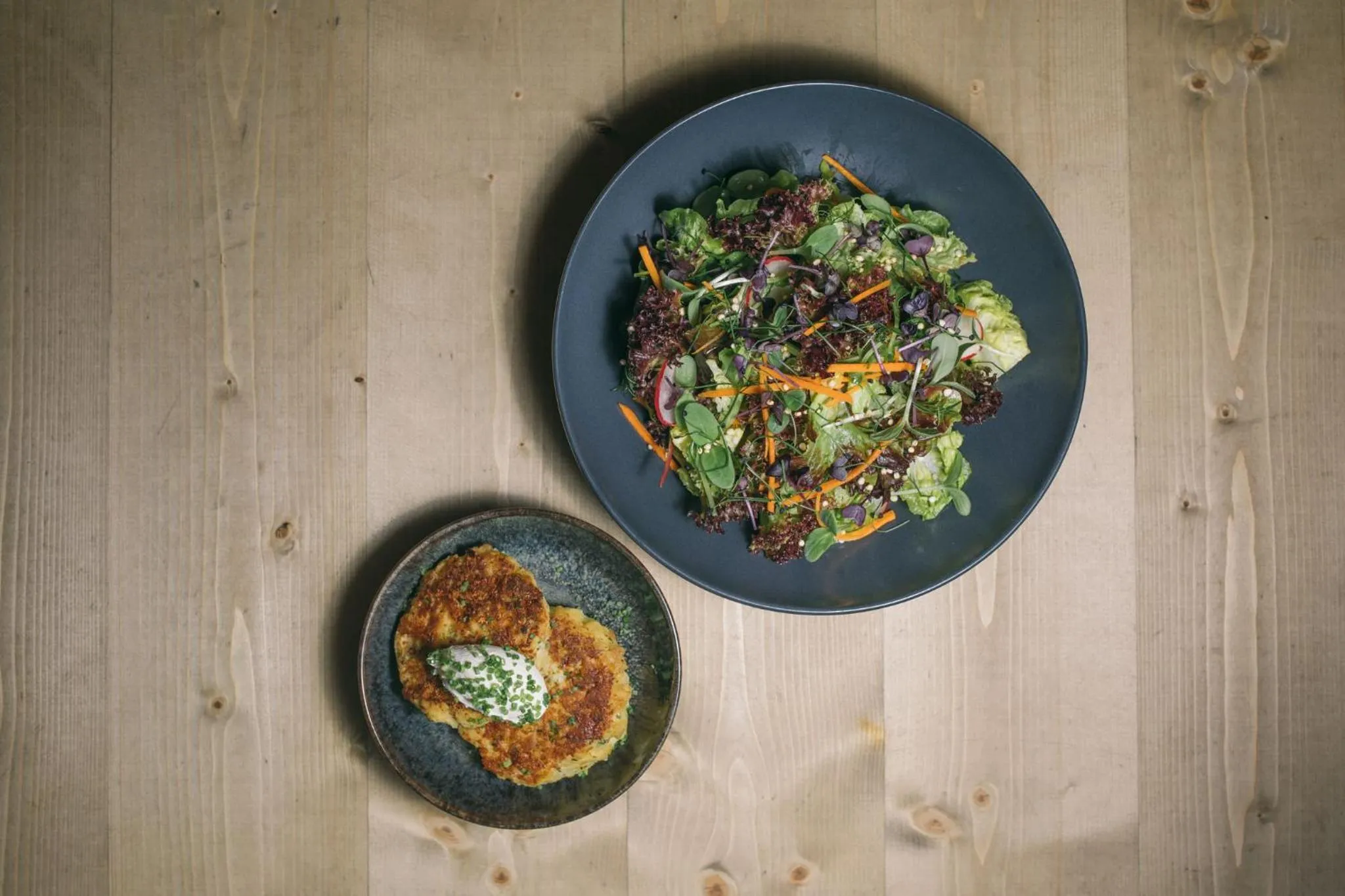 Food close-up in Boutique Hotel im Auracher Löchl