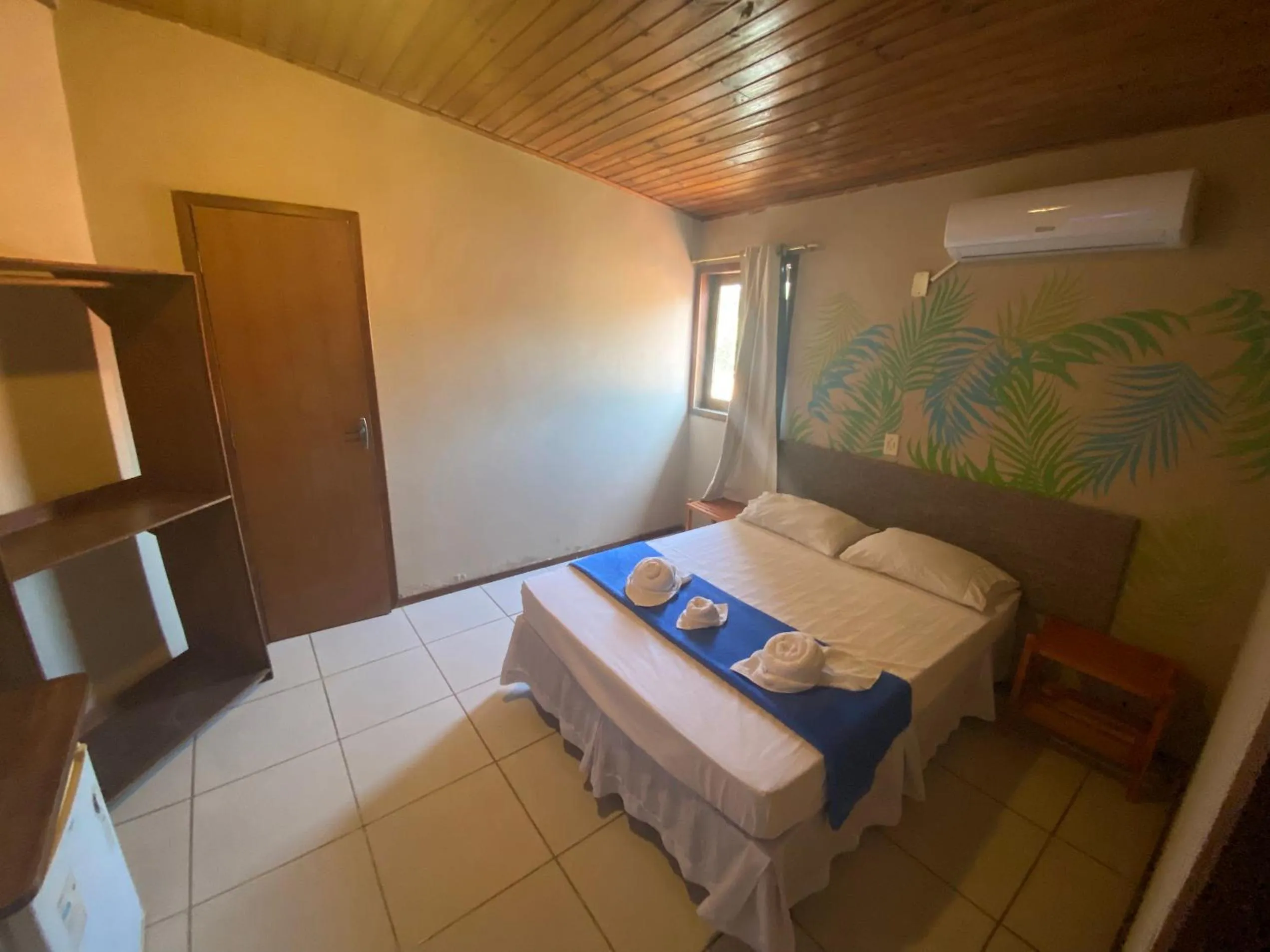 Bed in Pousada La Cabana