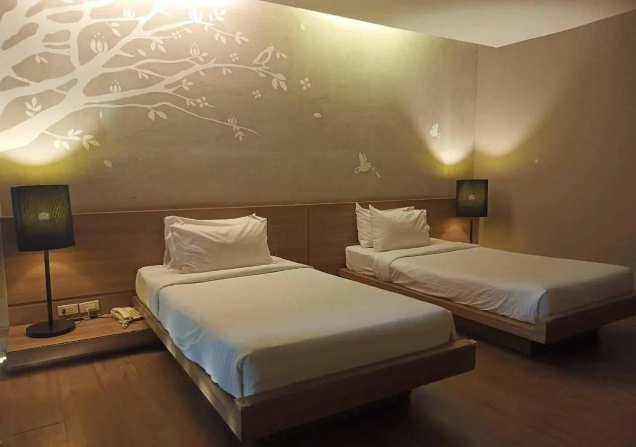 Bed in The Greenery Resort Khao Yai