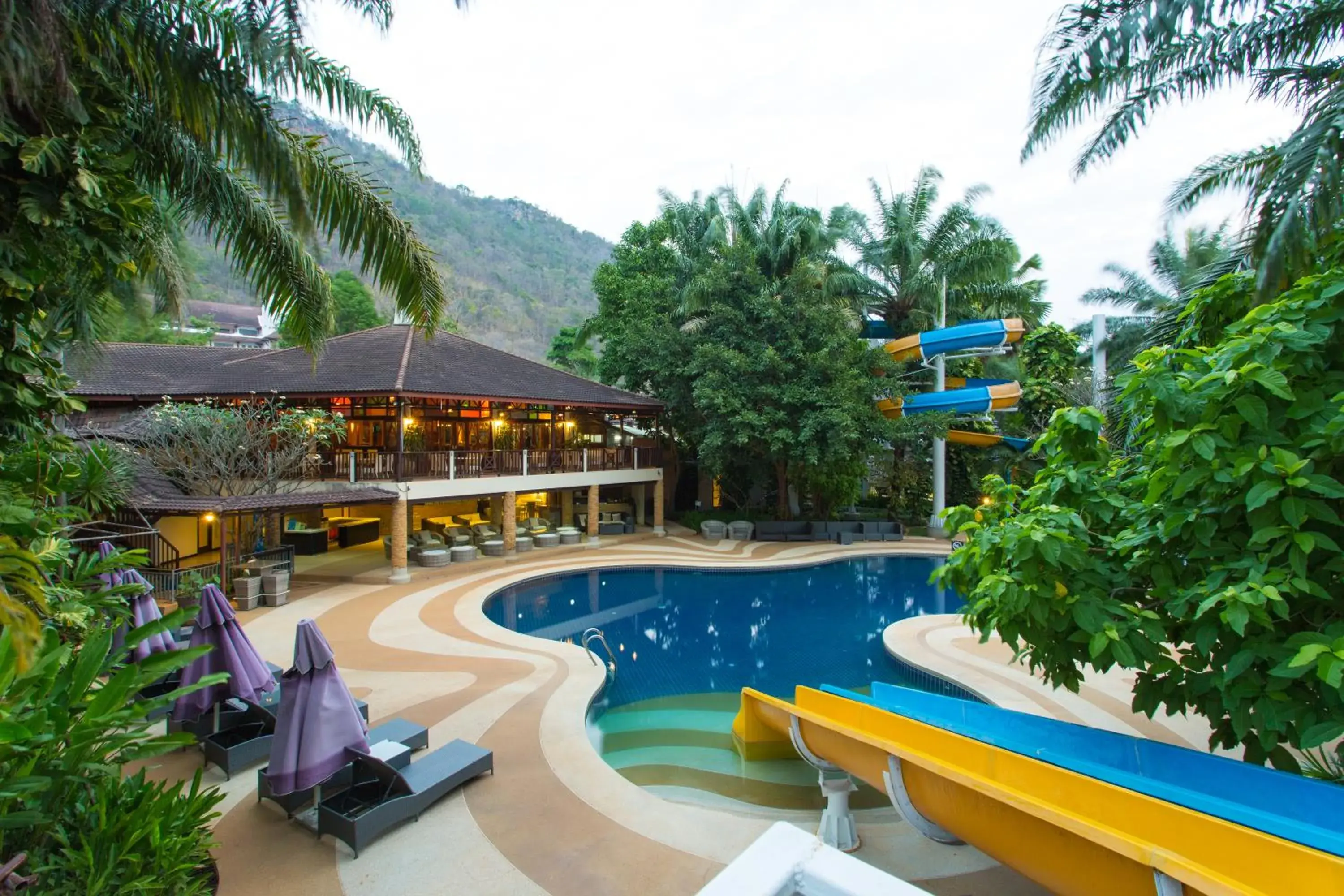 Pool view in The Greenery Resort Khao Yai Pool view in The Greenery Resort Khao Yai